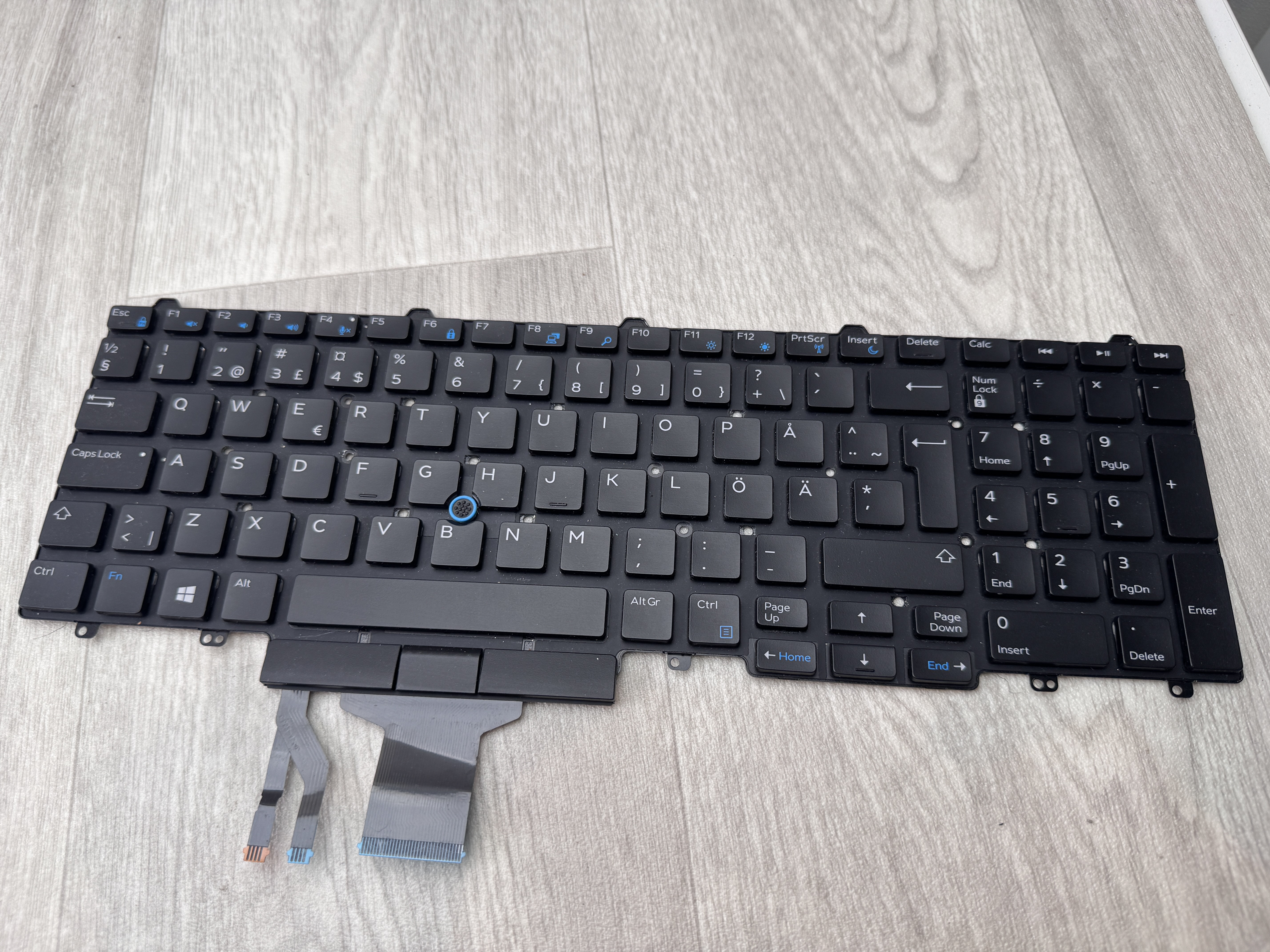0NNCWP Dell Nordic Keyboard E5550 E5570 5580 5590 5591 Precision 3510 7510 7520 7710 7720 Tangentbord