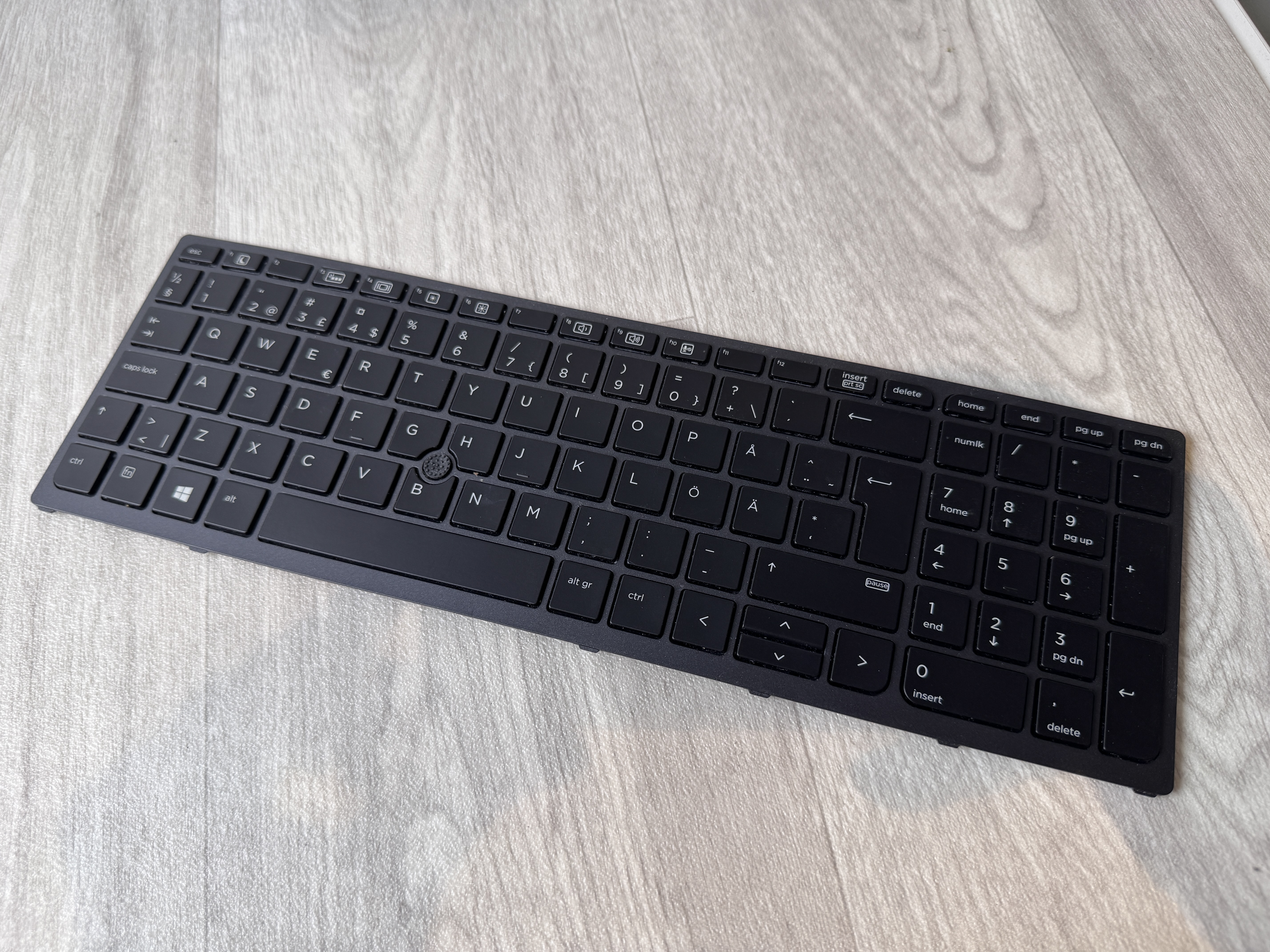 Original HP Swedish Keyboard Zbook 15 17 G3 G4 Tangentbord 848311-B71