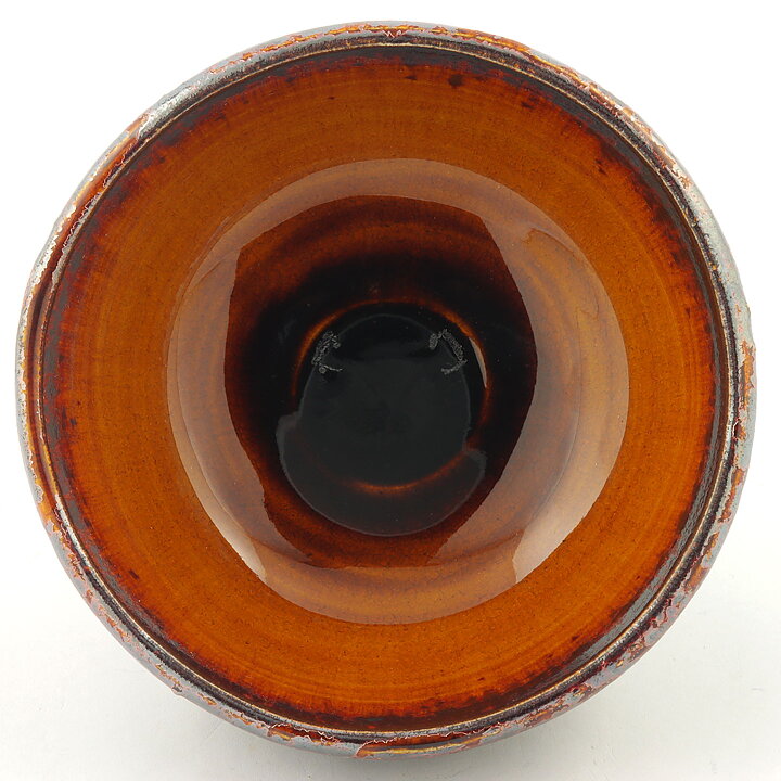 イサク・イサクソン  一点もの  茶色のボウル  茶碗  (14cm)  2000年代  #32