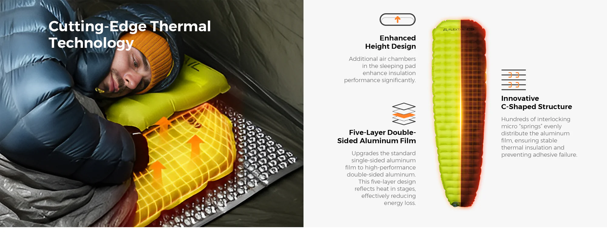 Flextail Tiny Sleeping Pad R09 Medium - 11