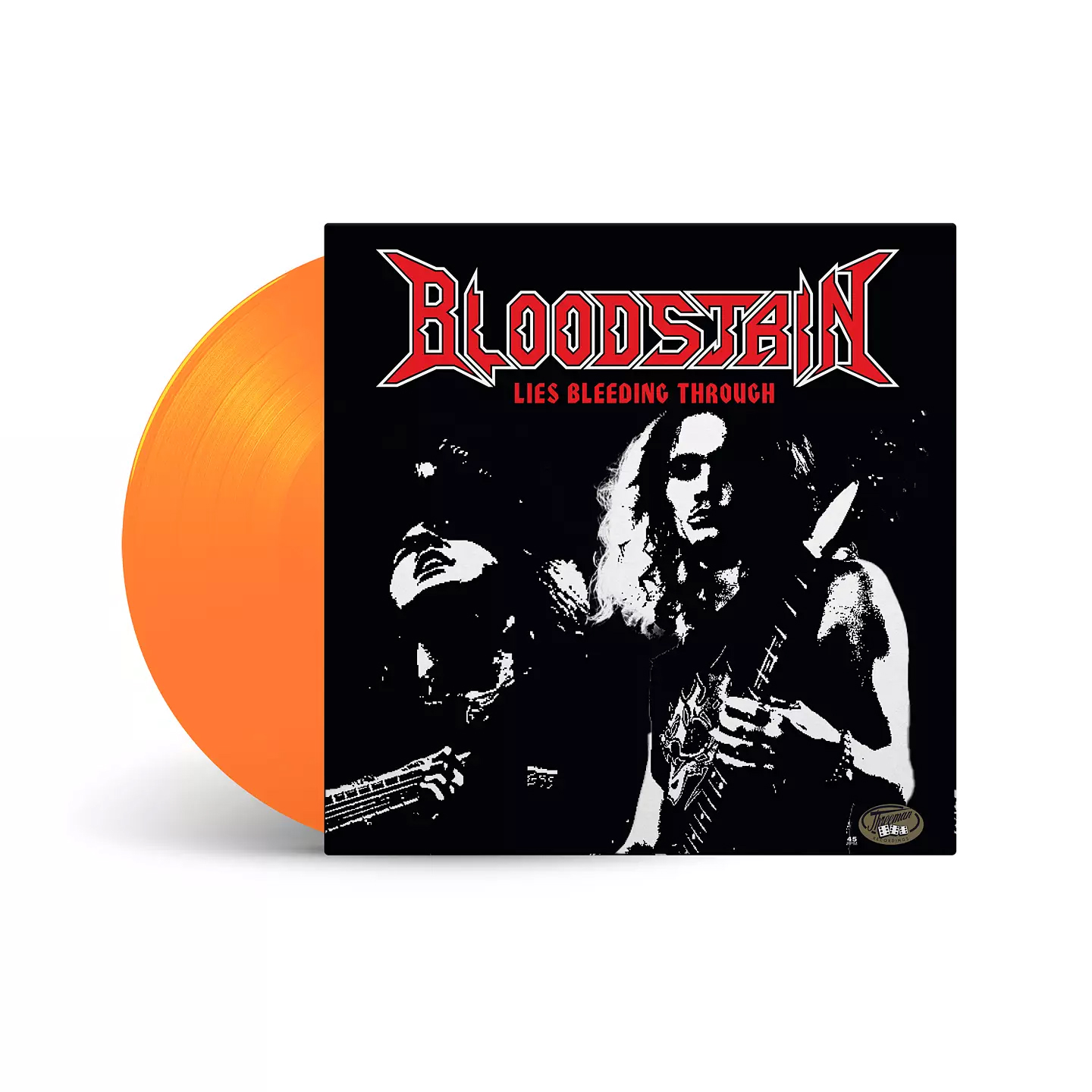 BLOODSTAIN - LIES BLEEDING THROUGH / BANNER OF SUPREMACY (12" VINYL) SIGNED - 2