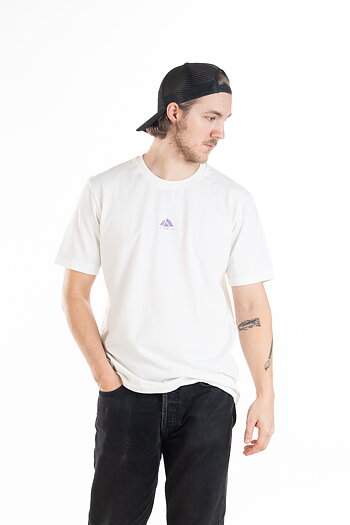 Jethwear T-shirt - Mountains White / Purple Sunset