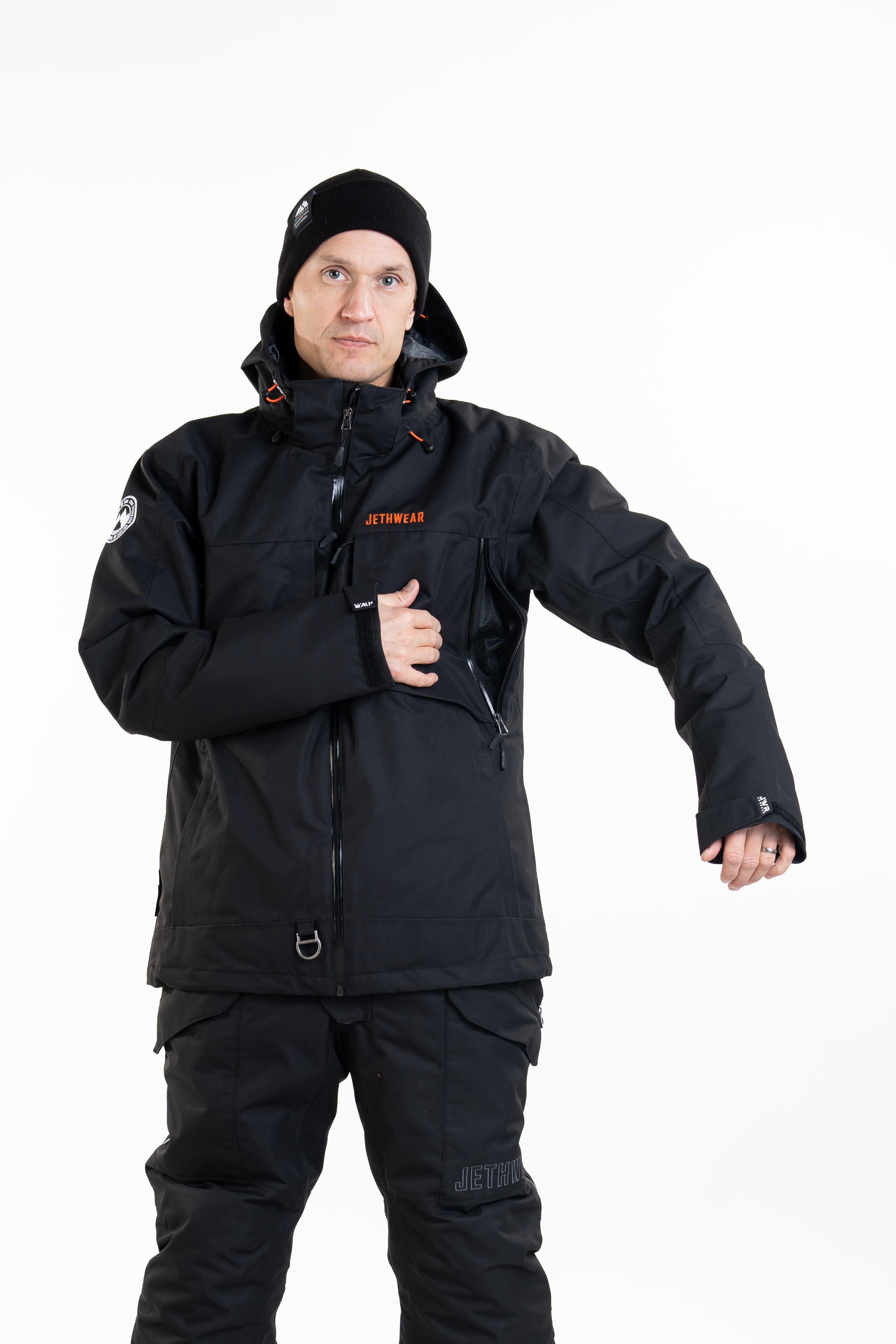 Jethwear Venture Jacket - Black / Orange - S.A.F.E - 11