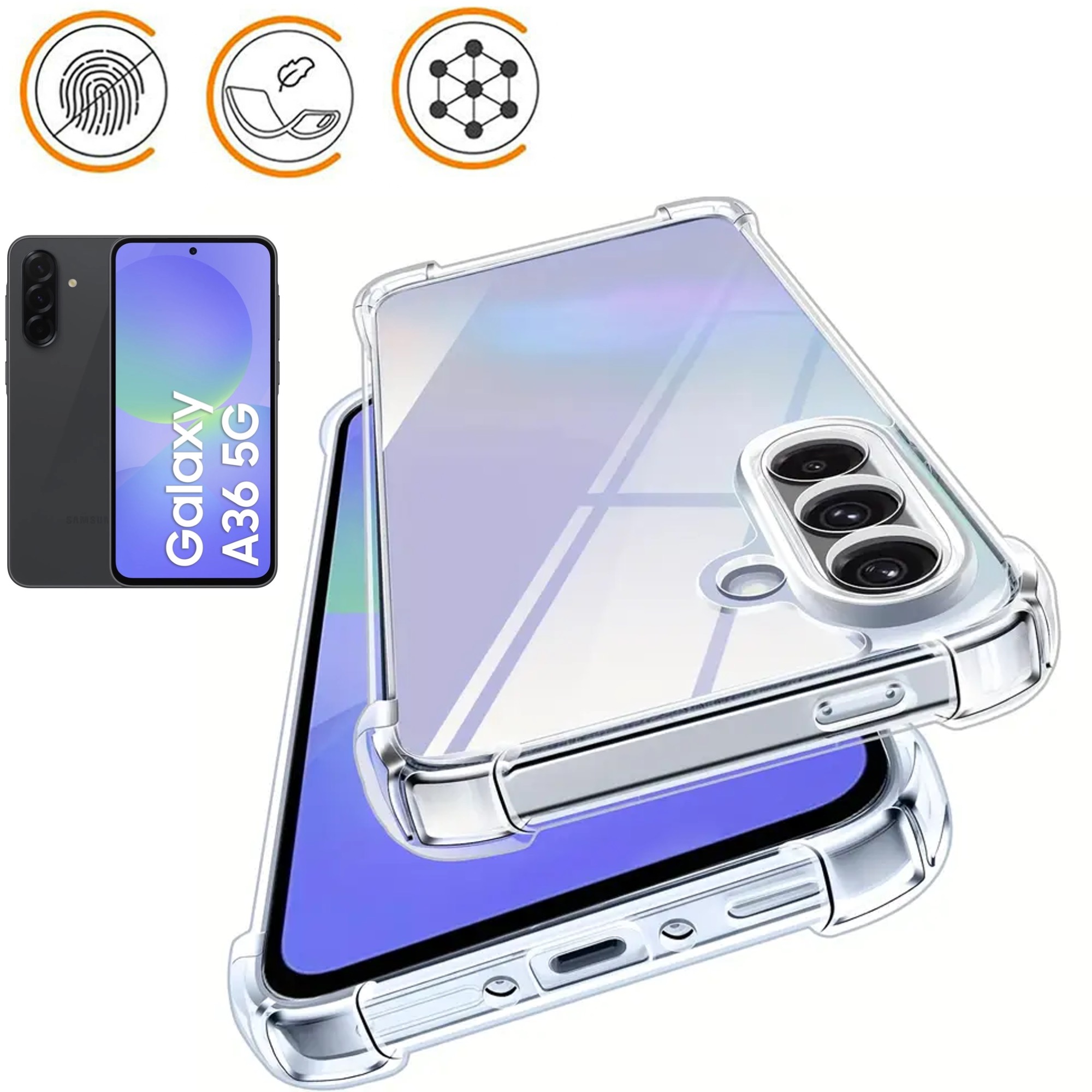Samsung Galaxy A36 skal fodral Army V3 -
