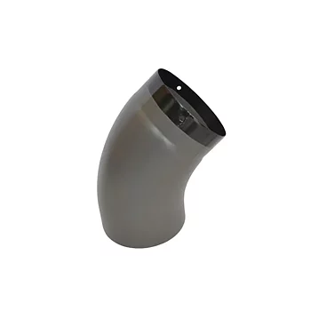 Emaljerad Rörböj 45 Grader ∅ 150 MM Grå