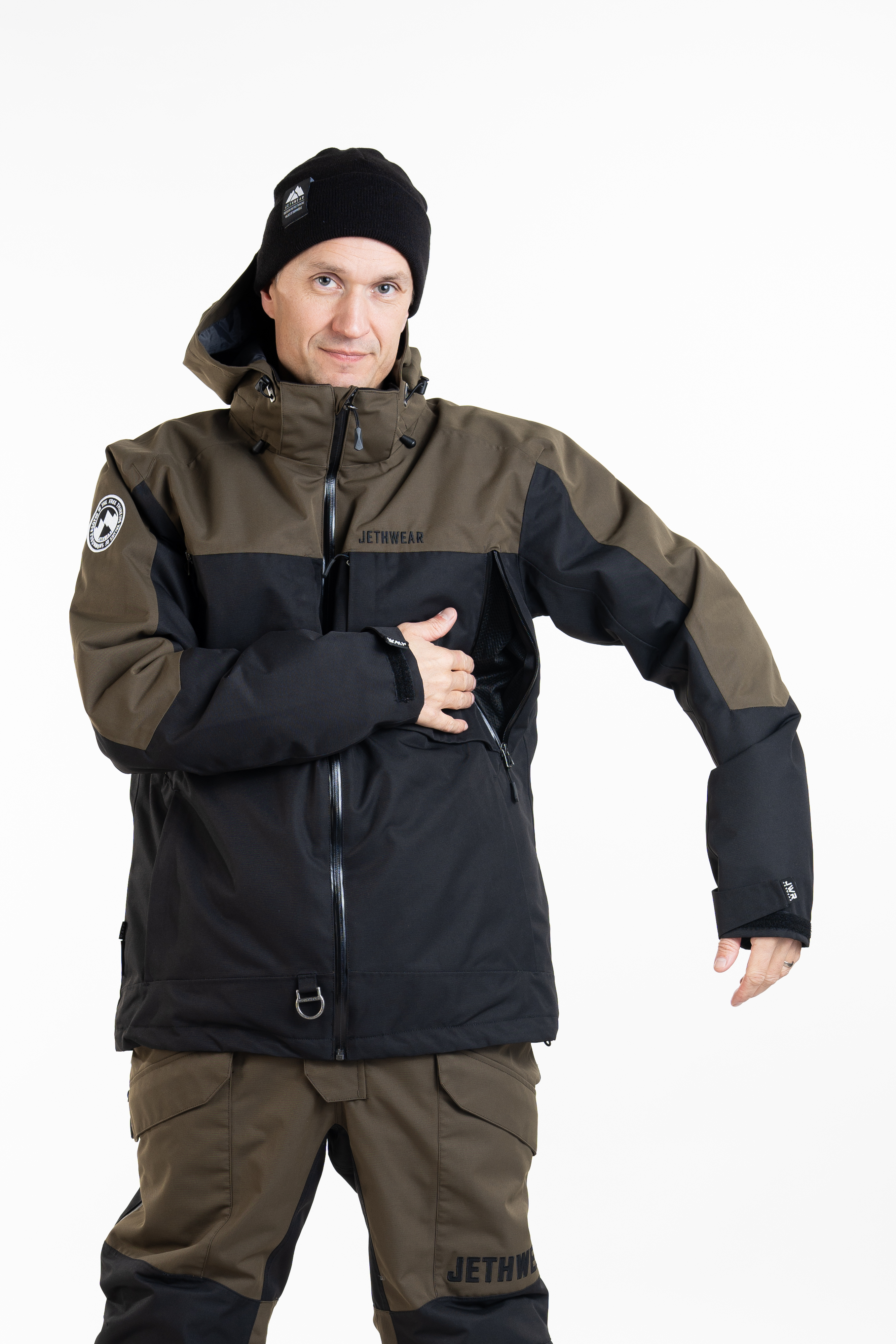 Jethwear Venture Jacket - Black / Olive - S.A.F.E - 11