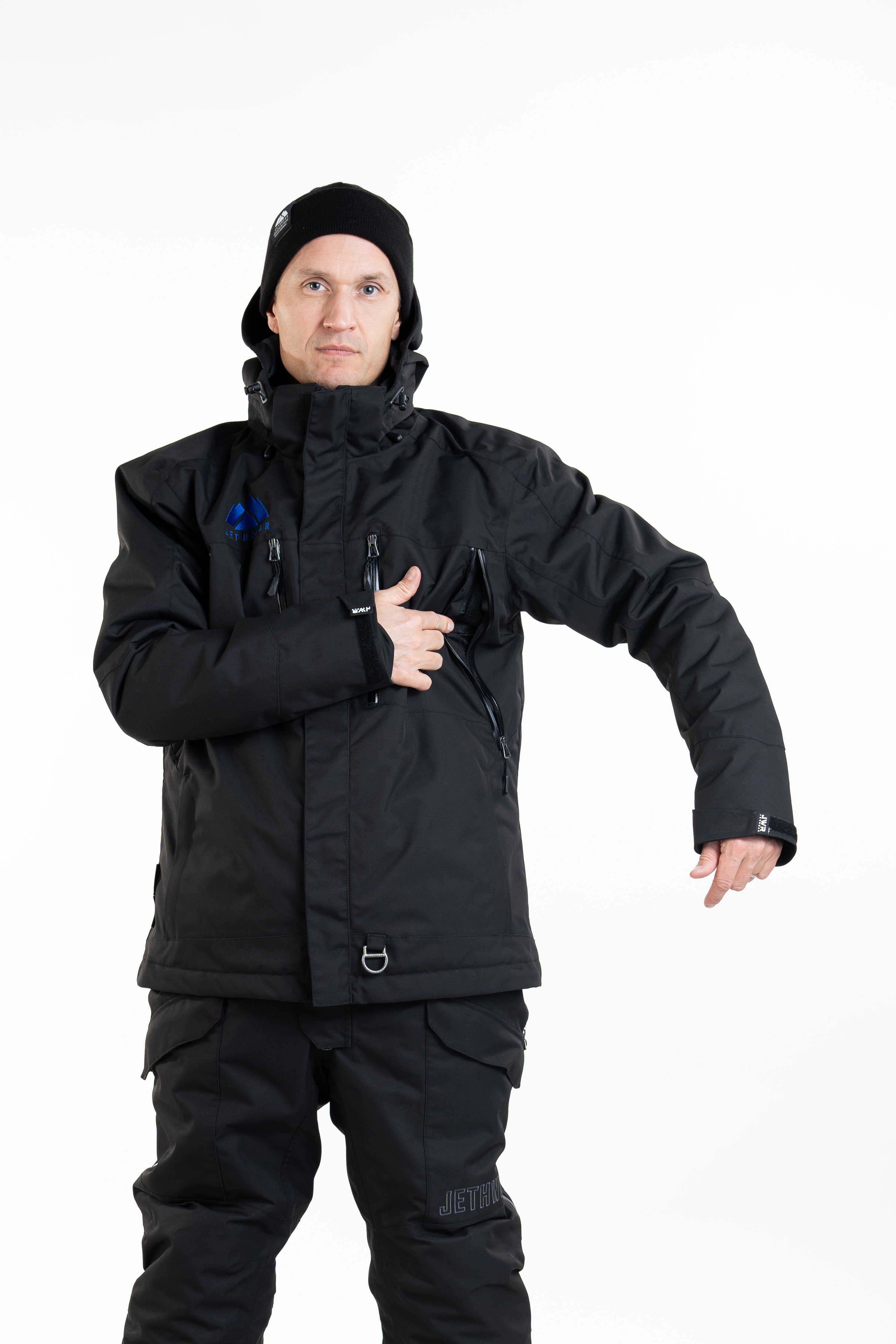 Jethwear Adapt Jacket - Black / Cobalt - 3in1 - 11
