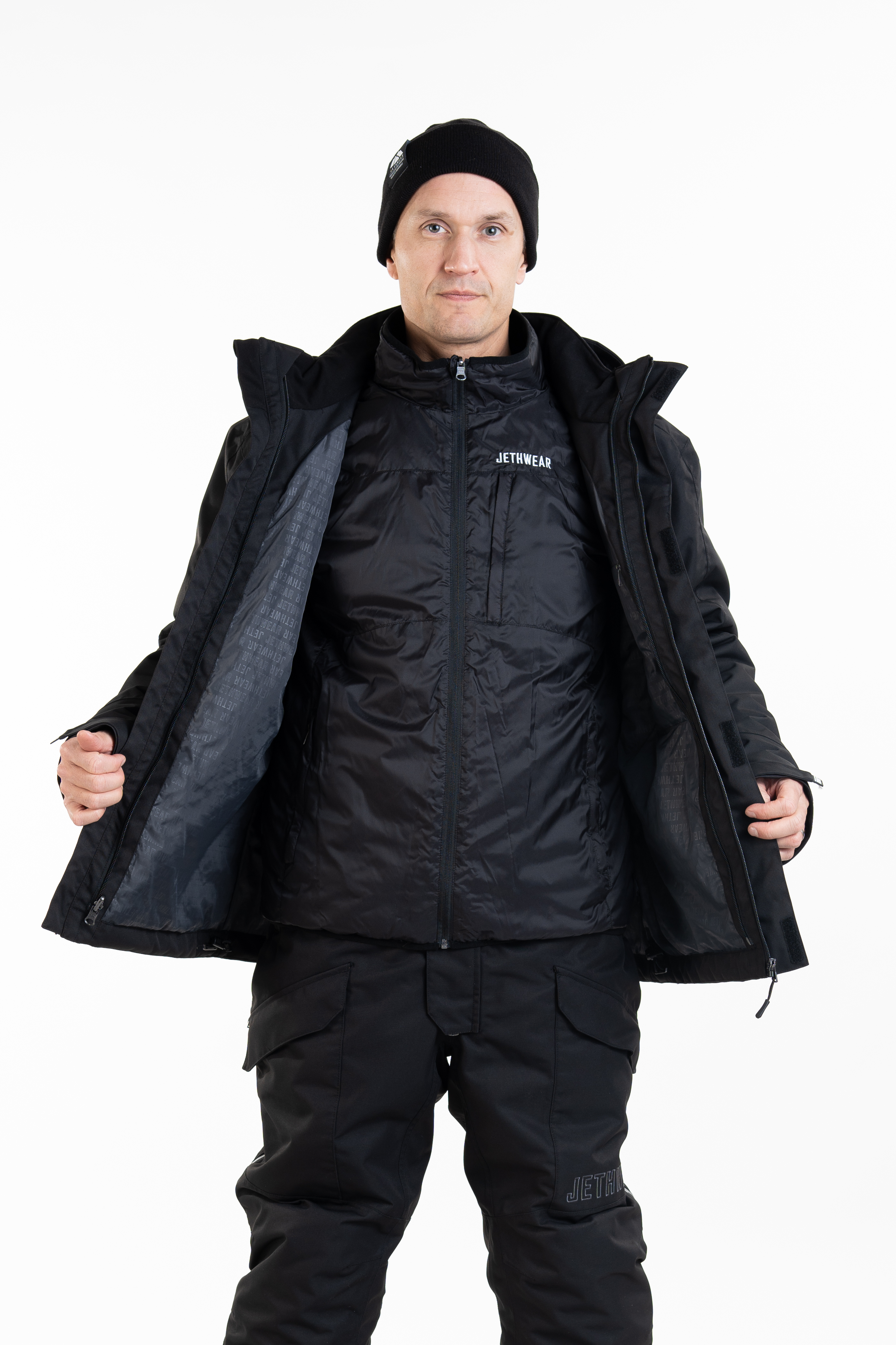 Jethwear Adapt Jacket - Black / Cobalt - 3in1 - 8