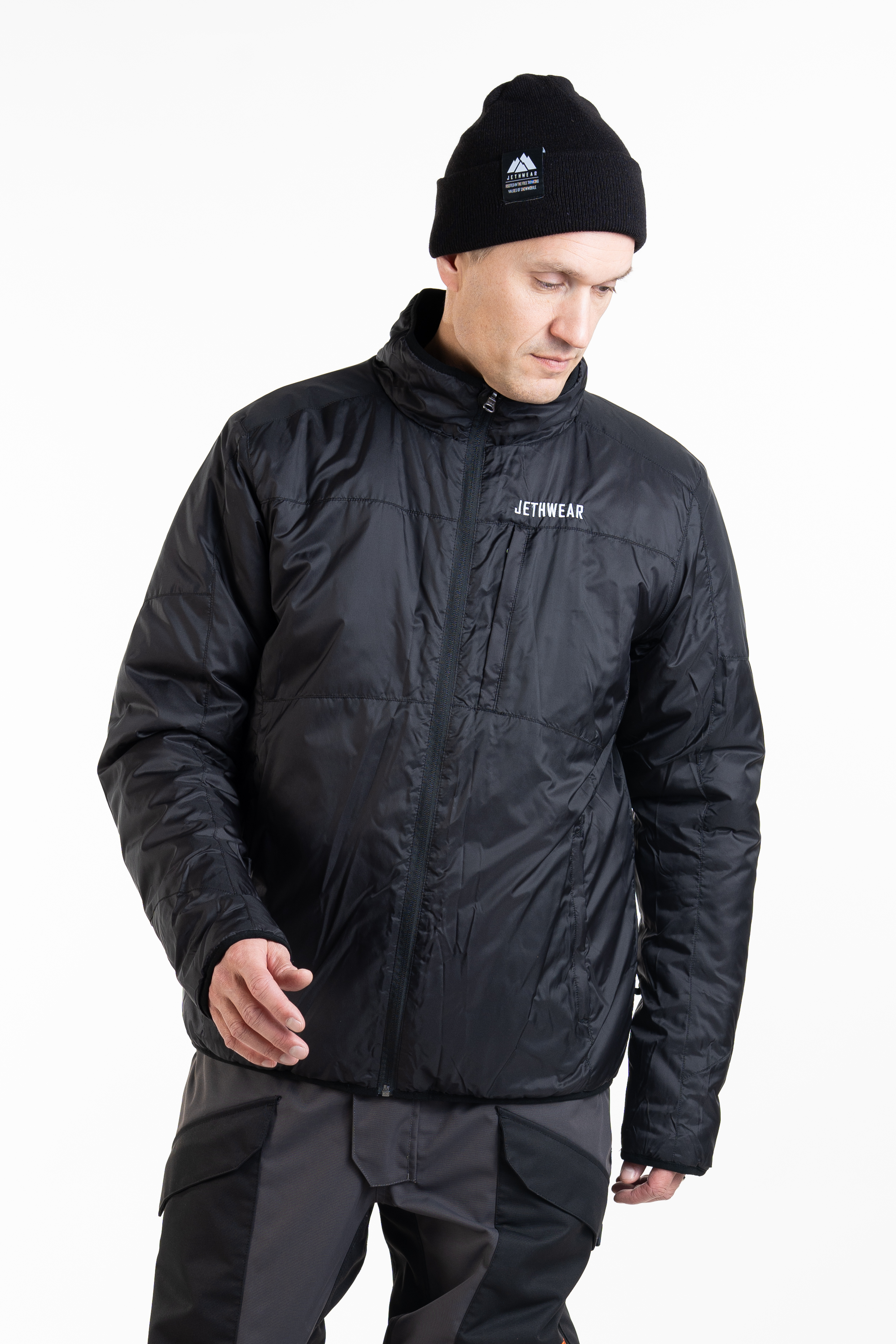 Jethwear Adapt Jacket - Black / Iron / Orange - 3in1 - 19