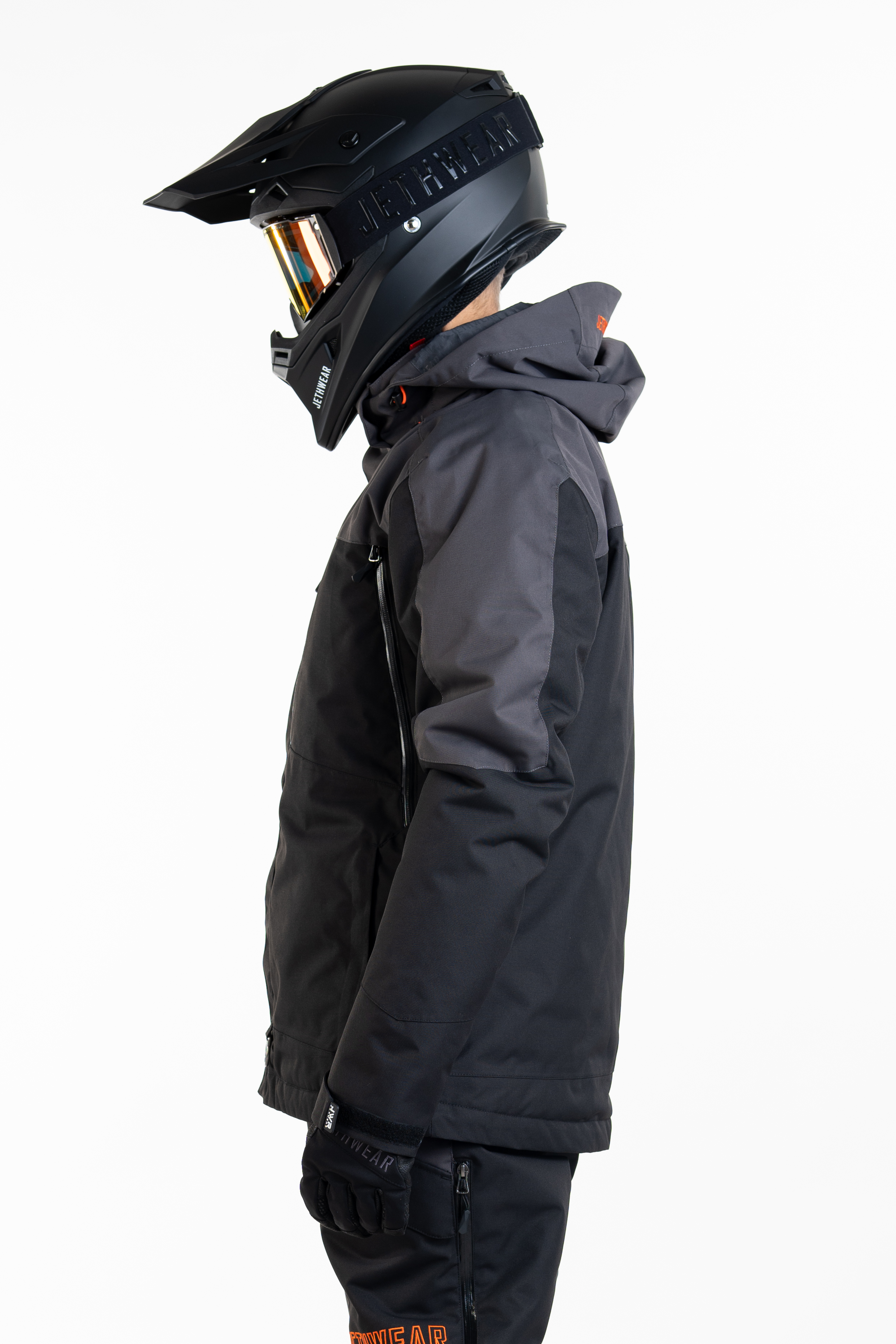 Jethwear Adapt Jacket - Black / Iron / Orange - 3in1 - 3