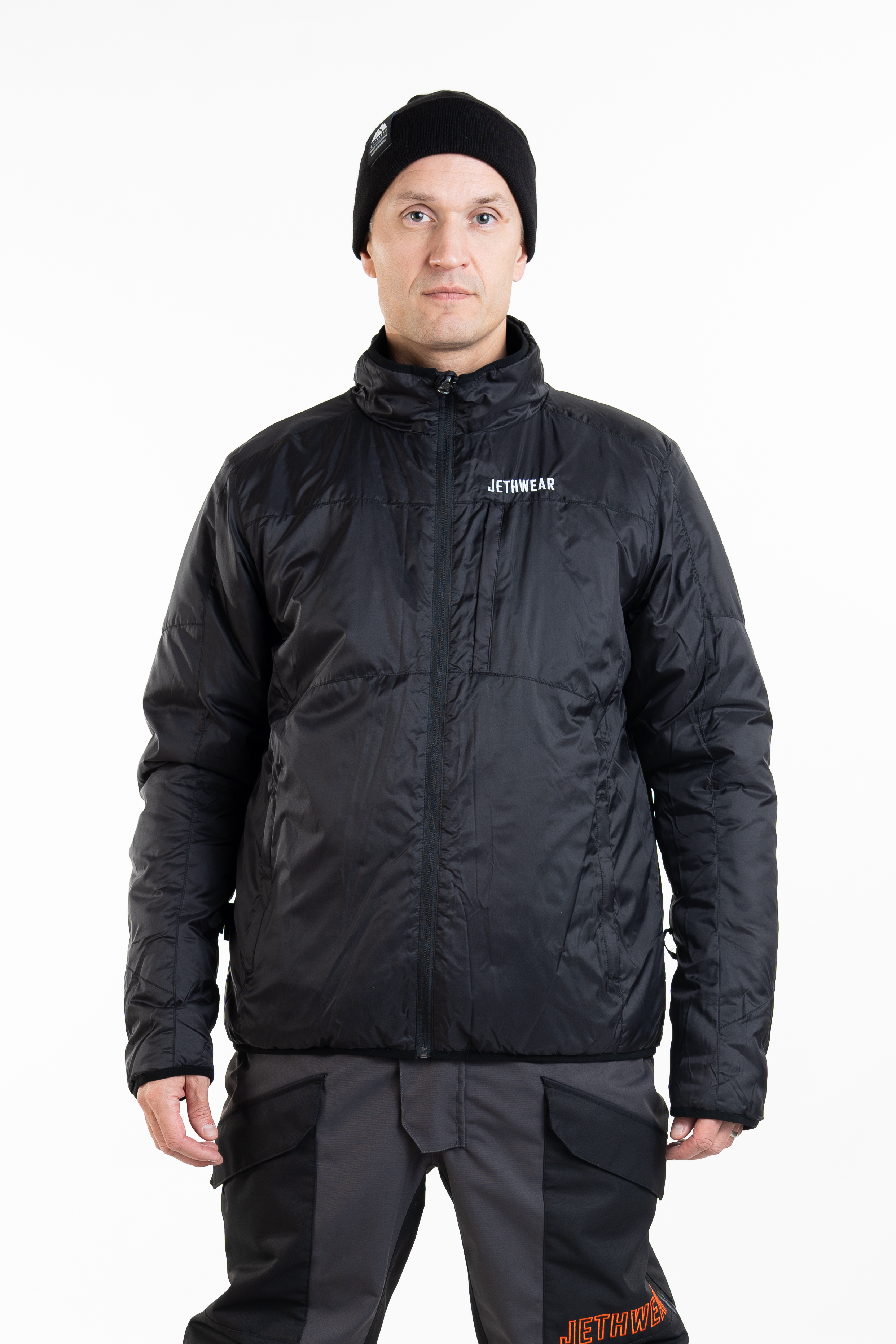 Jethwear Adapt Jacket - Black / Iron / Orange - 3in1 - 15