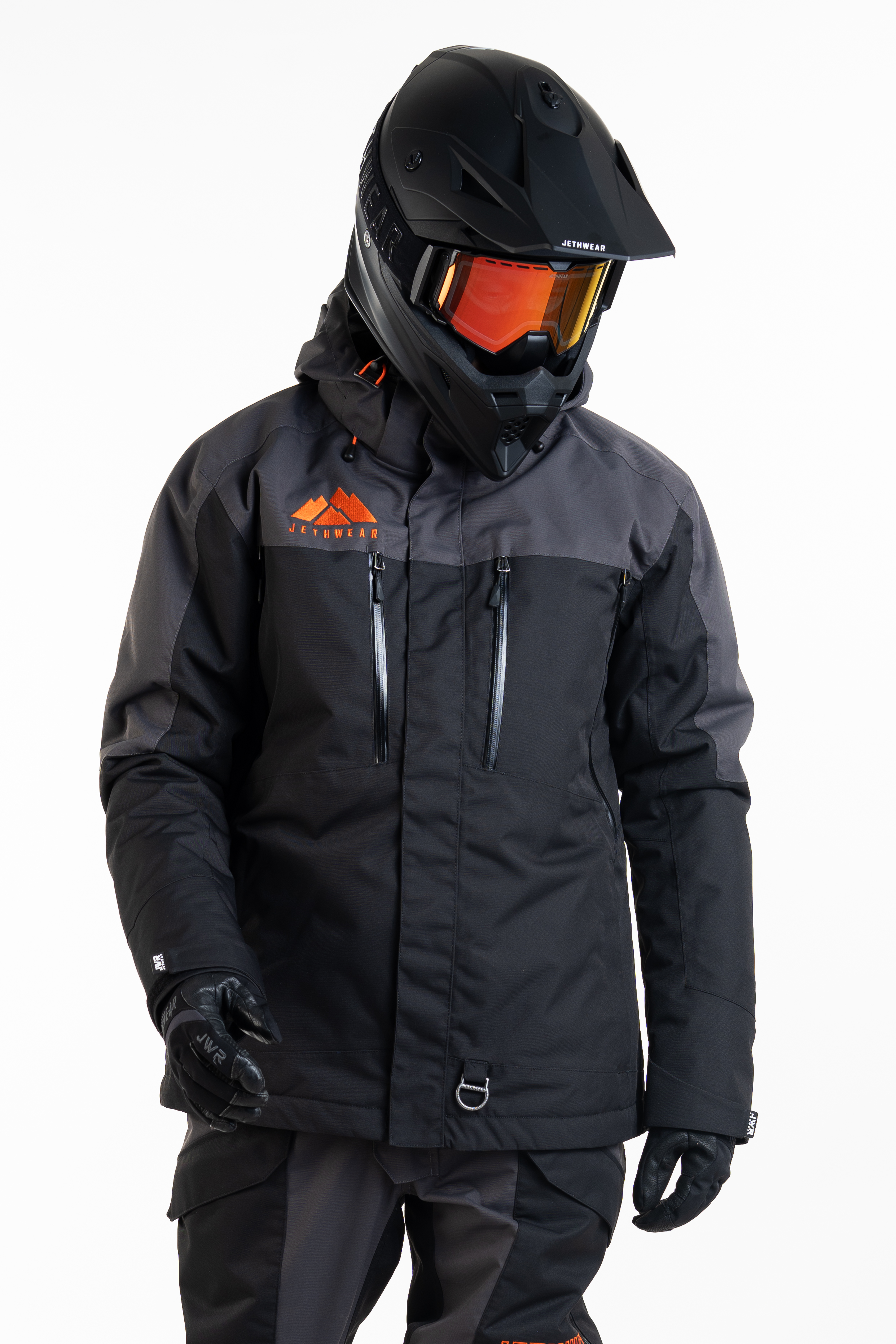 Jethwear Adapt Jacket - Black / Iron / Orange - 3in1 - 5