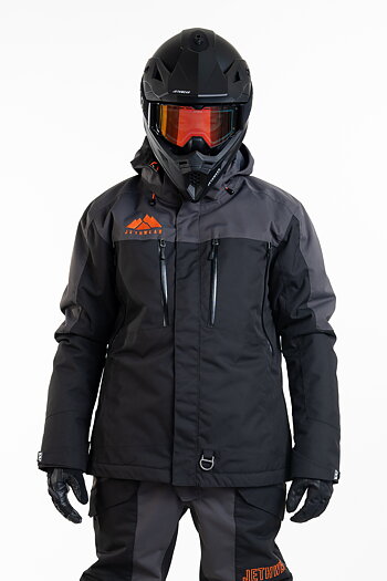 Jethwear Adapt Jacket - Black / Iron / Orange - 3in1