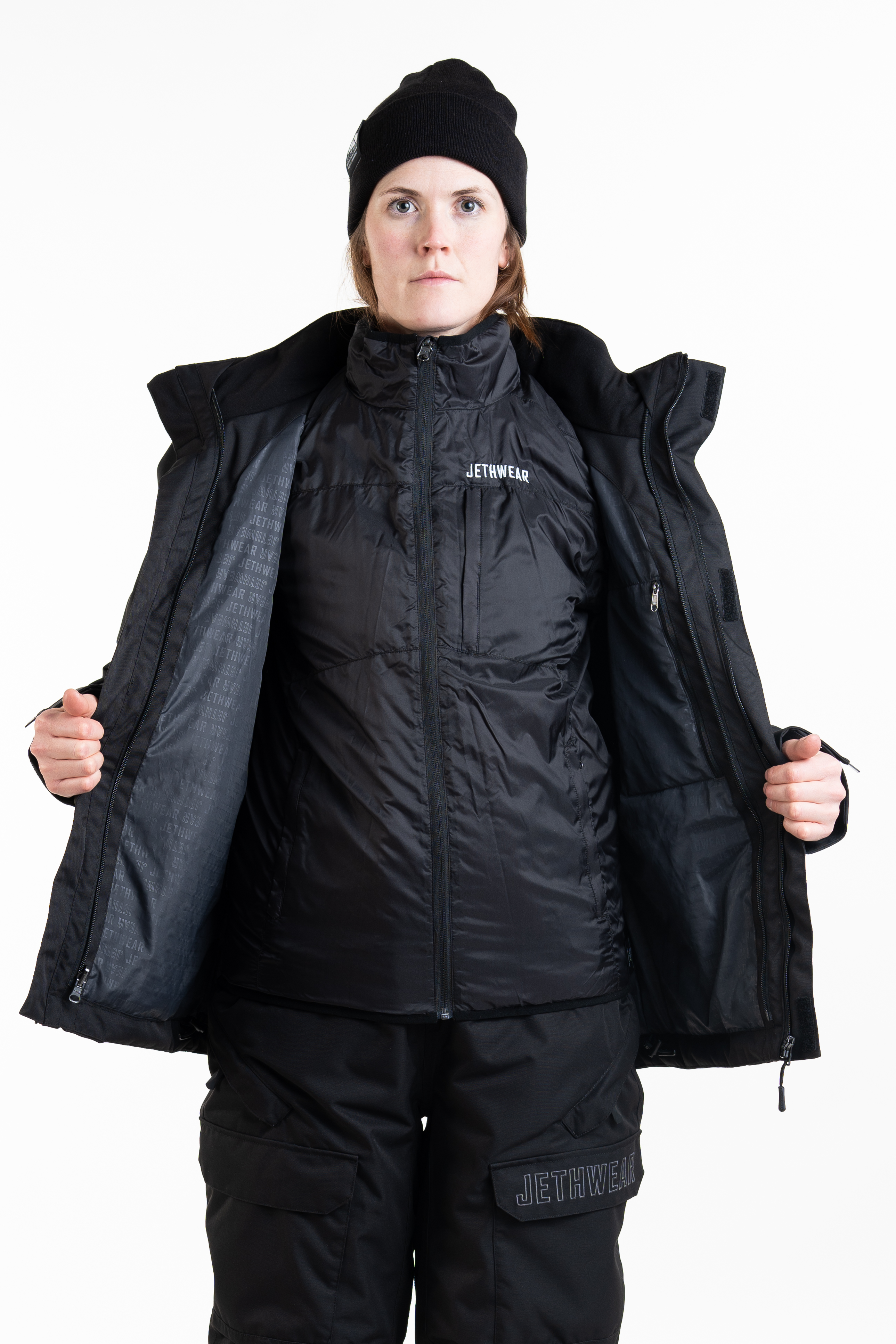 Jethwear Adapt Jacket - Black / Rose - 3in1 - 17