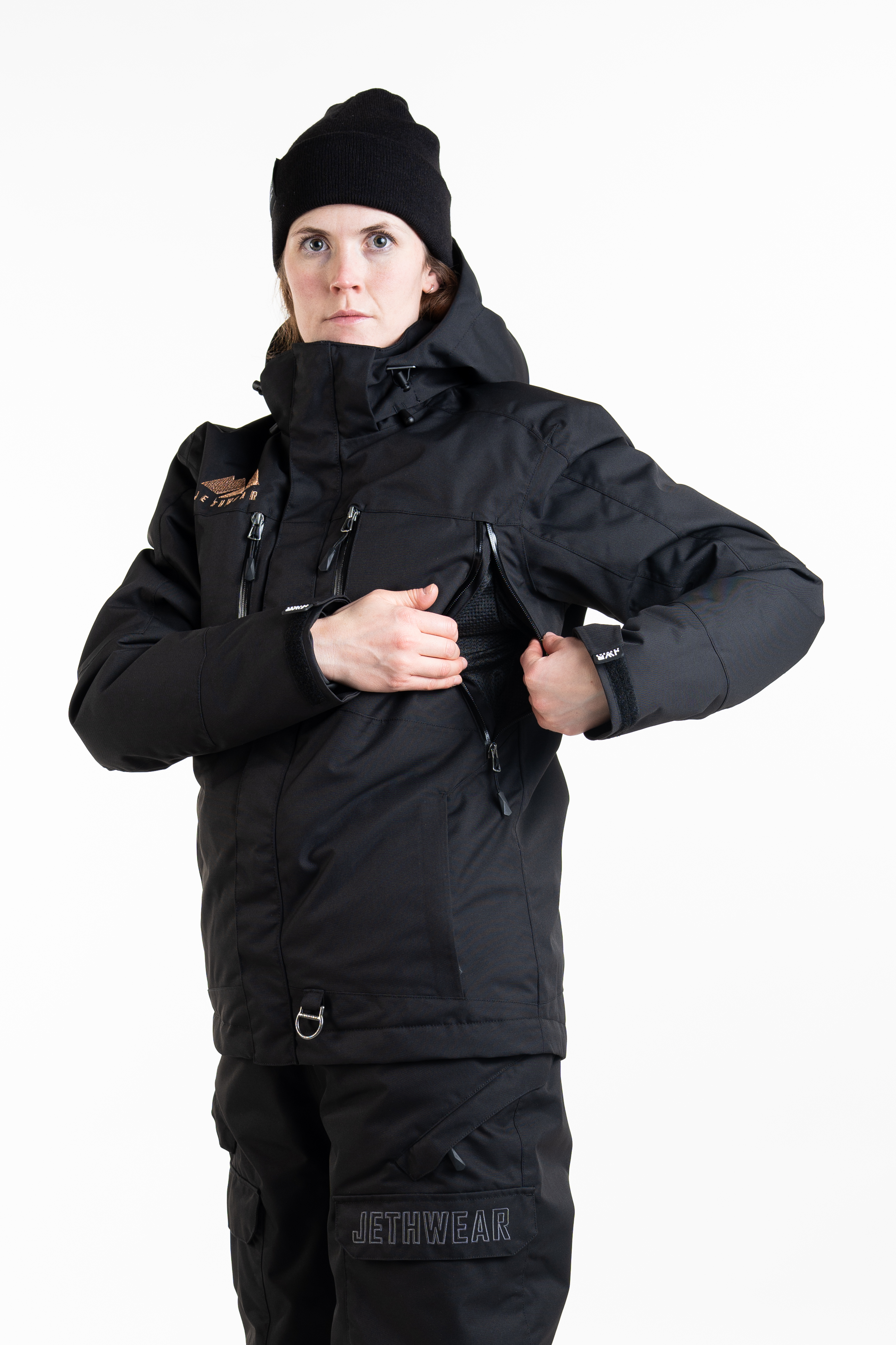 Jethwear Adapt Jacket - Black / Rose - 3in1 - 13