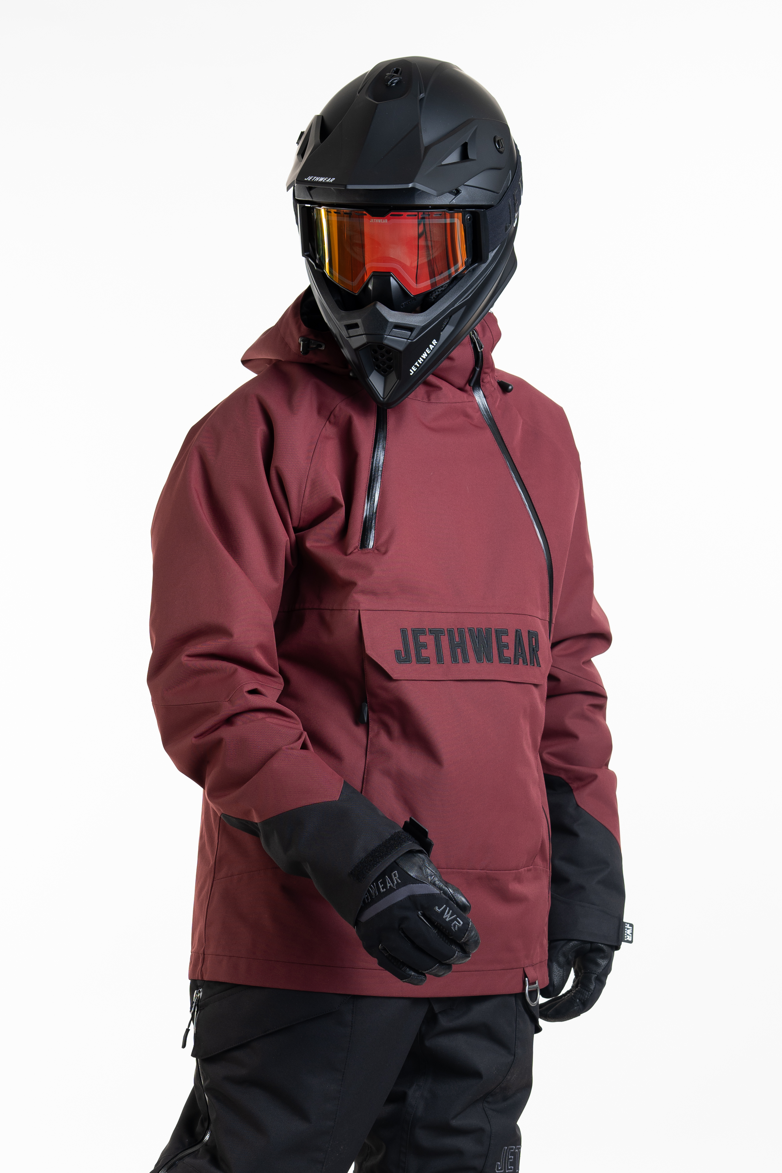 Jethwear Flight Anorak Jacket - Burgundy - 40g - 6