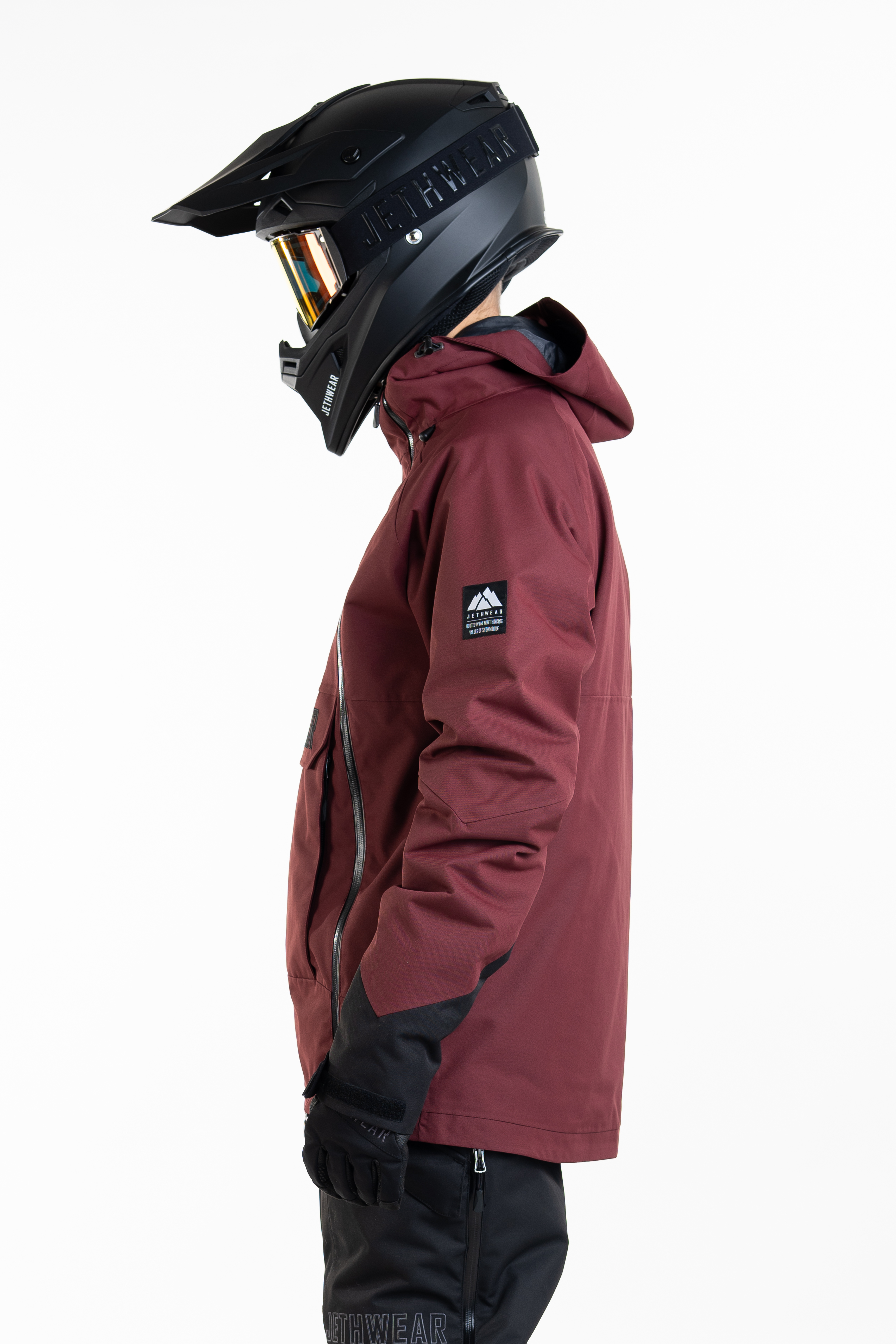 Jethwear Flight Anorak Jacket - Burgundy - 40g - 3