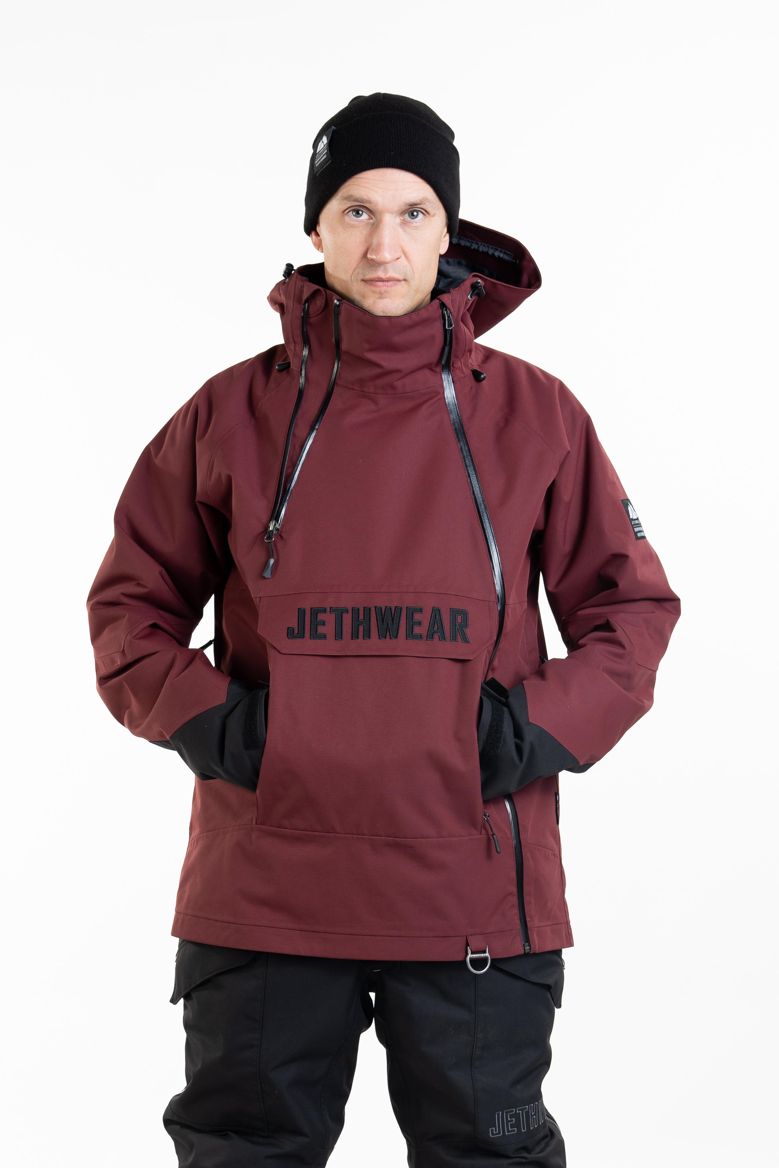 Jethwear Flight Anorak Jacket - Burgundy - 40g - 11