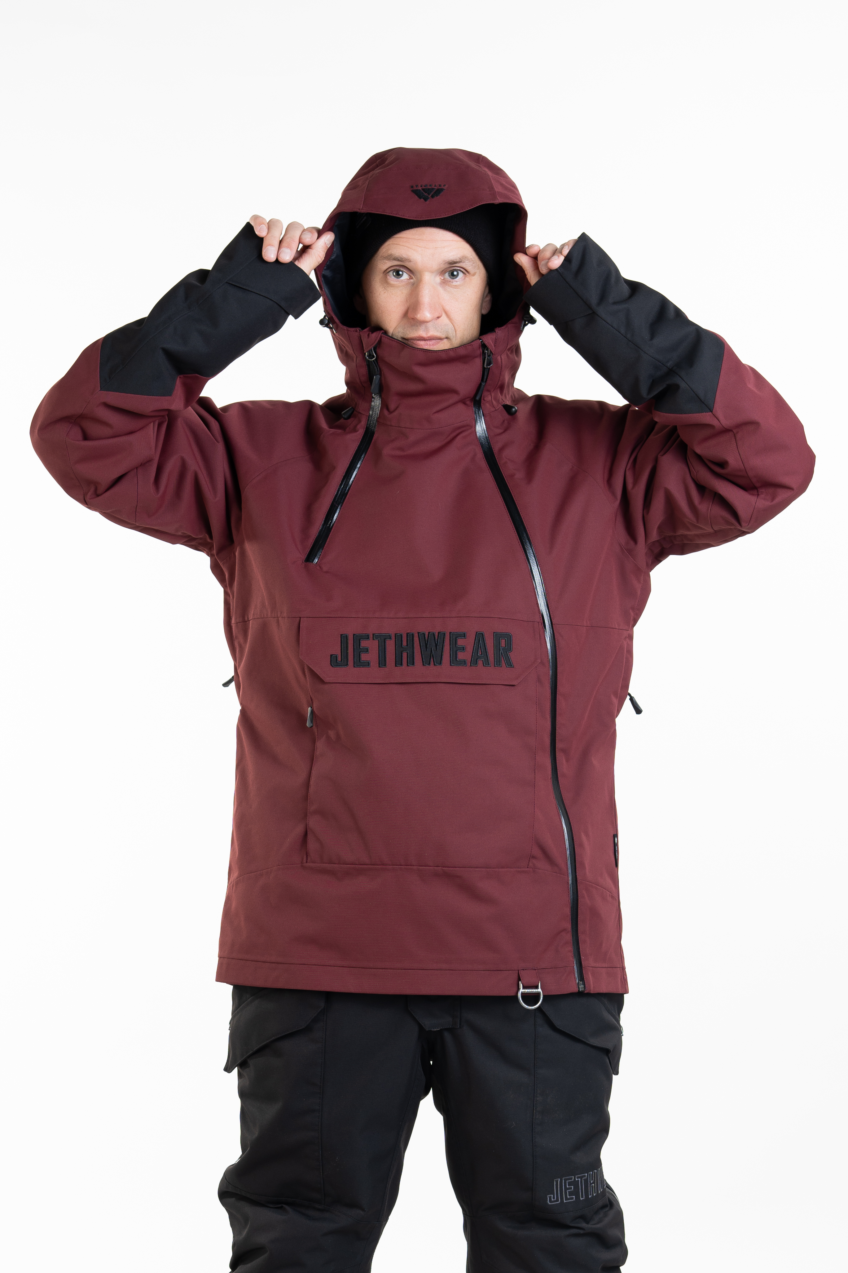 Jethwear Flight Anorak Jacket - Burgundy - 40g - 9
