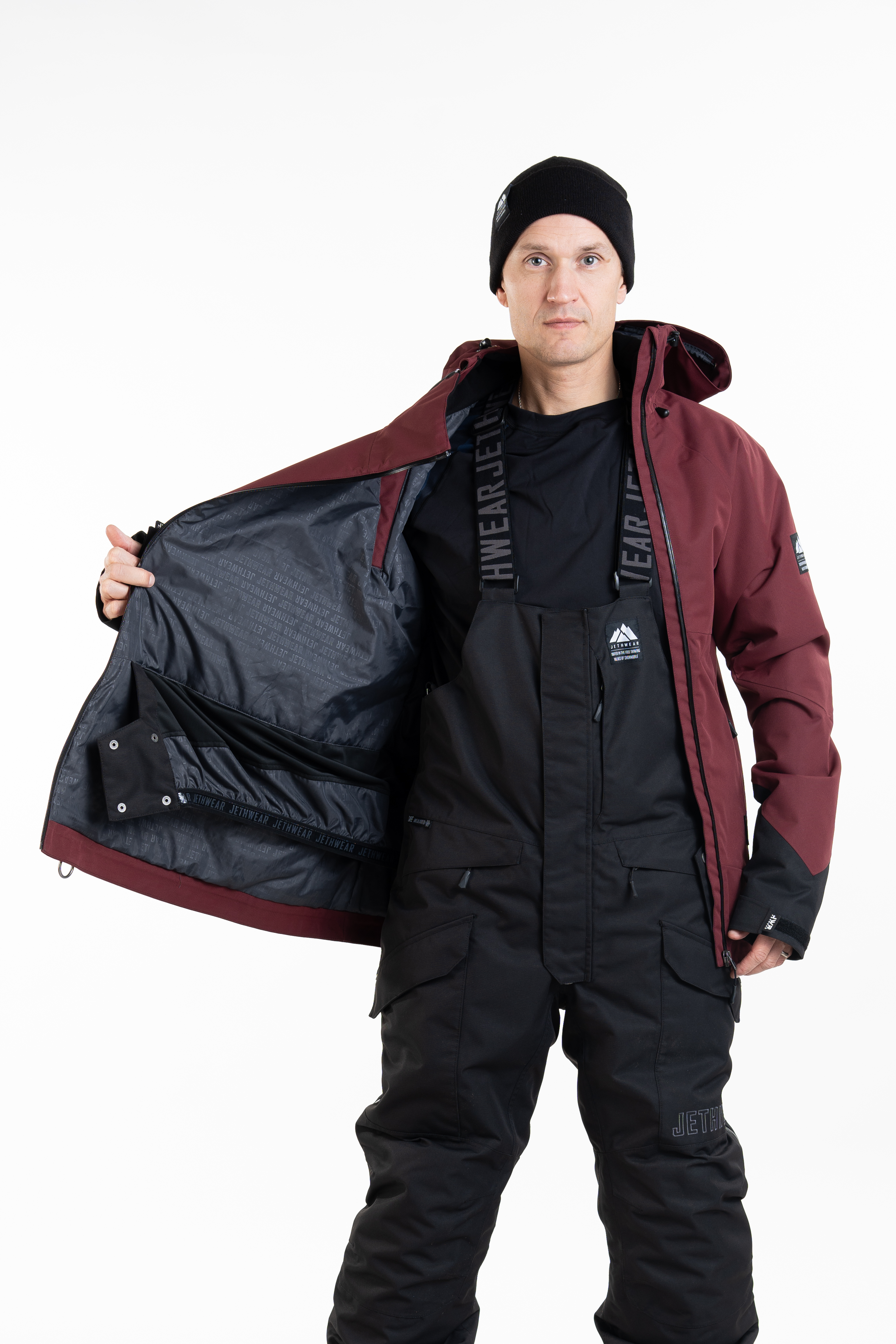 Jethwear Flight Anorak Jacket - Burgundy - 40g - 13