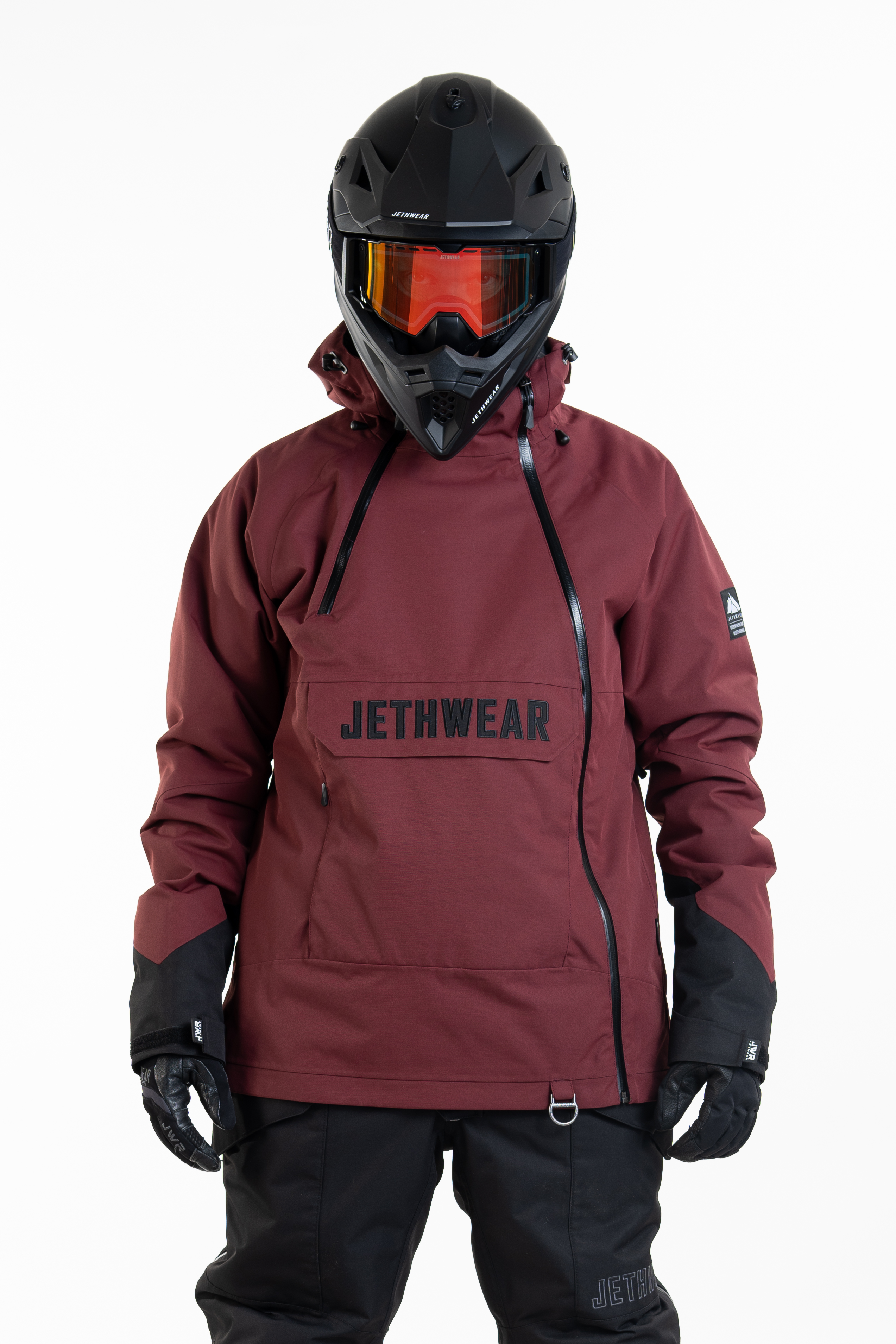 Jethwear Flight Anorak Jacket - Burgundy - 40g