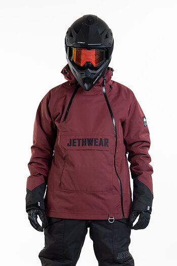 Jethwear Flight Anorak Jacket - Burgundy - 40g