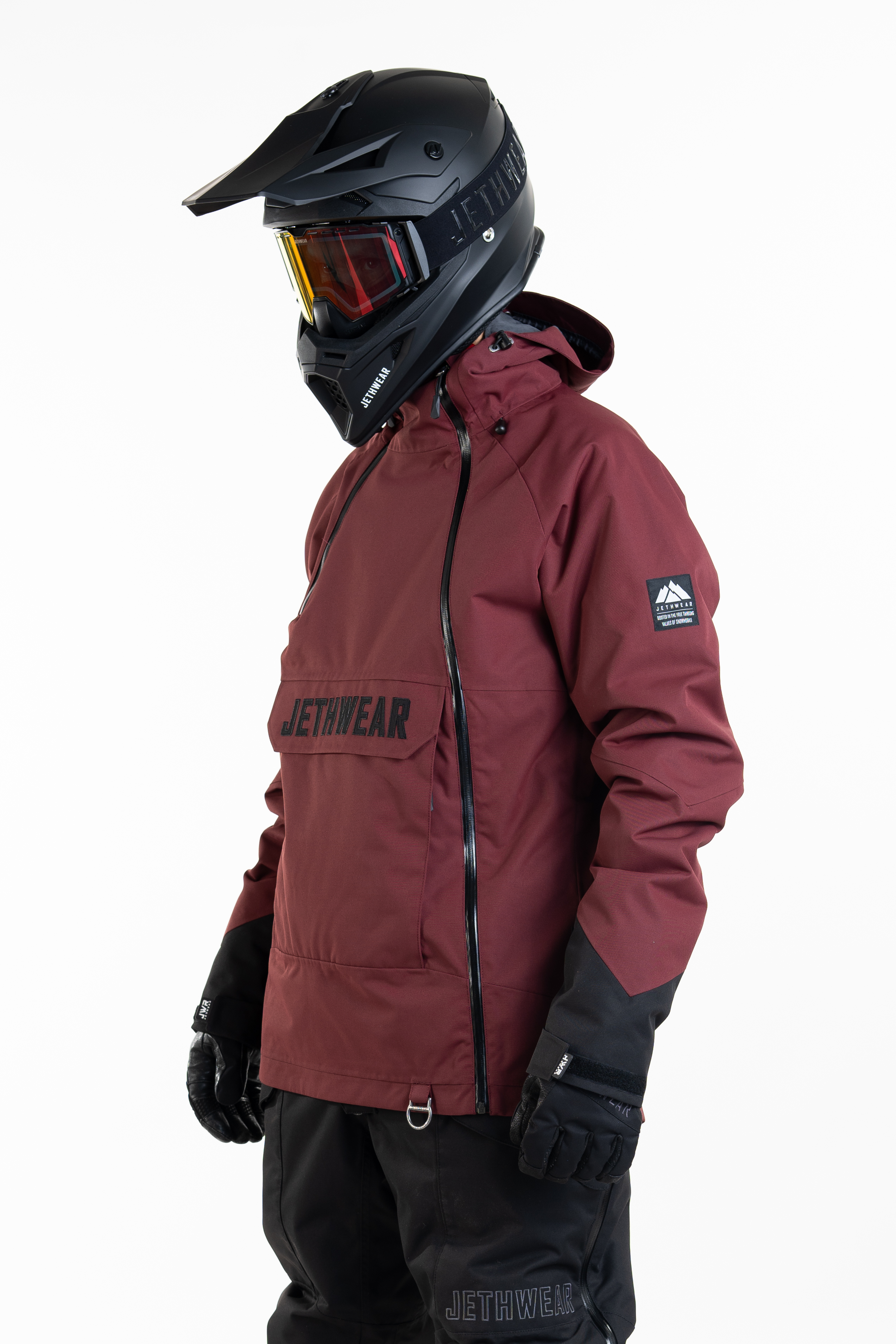 Jethwear Flight Anorak Jacket - Burgundy - 40g - 2
