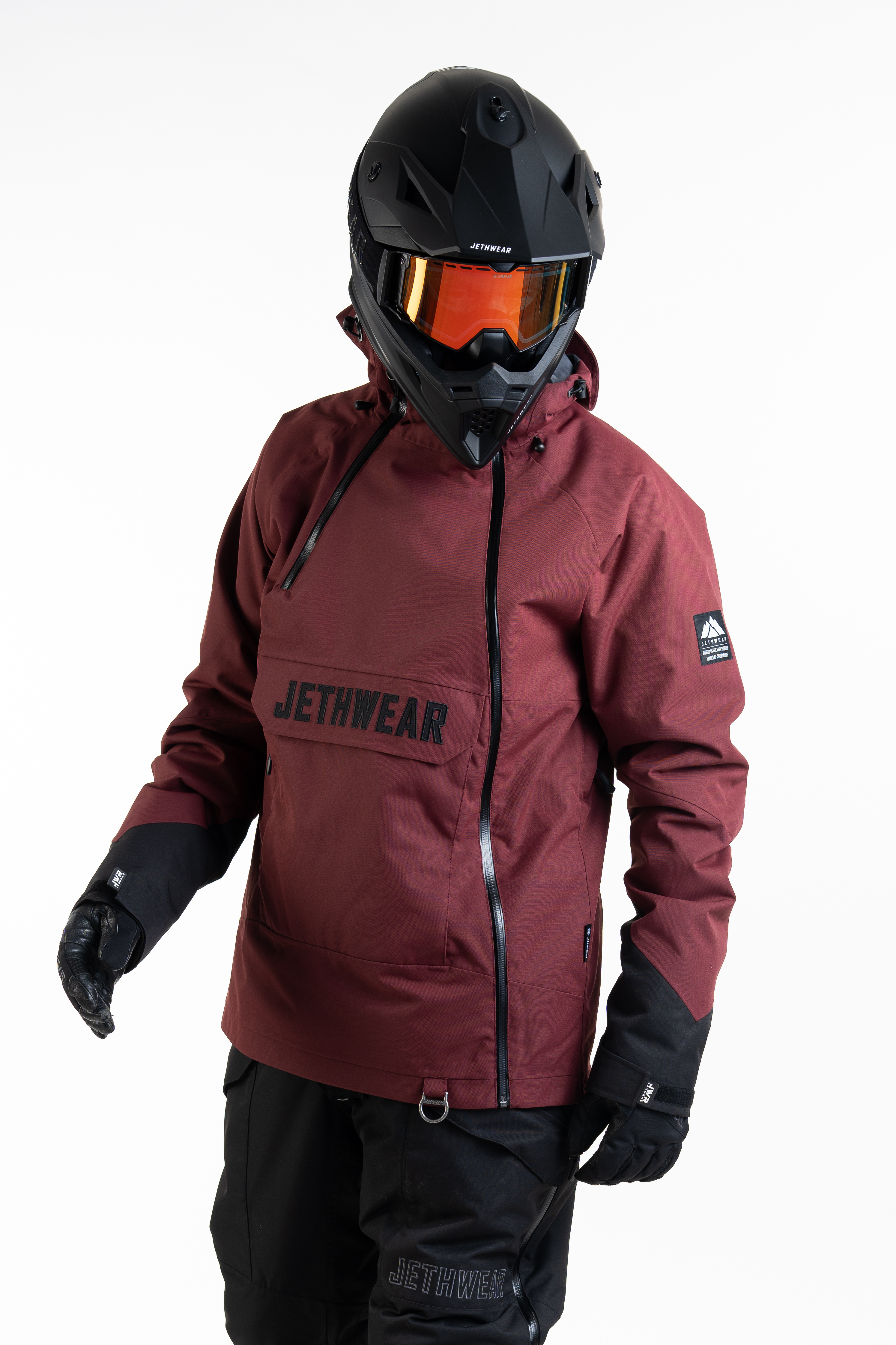 Jethwear Flight Anorak Jacket - Burgundy - 40g - 8