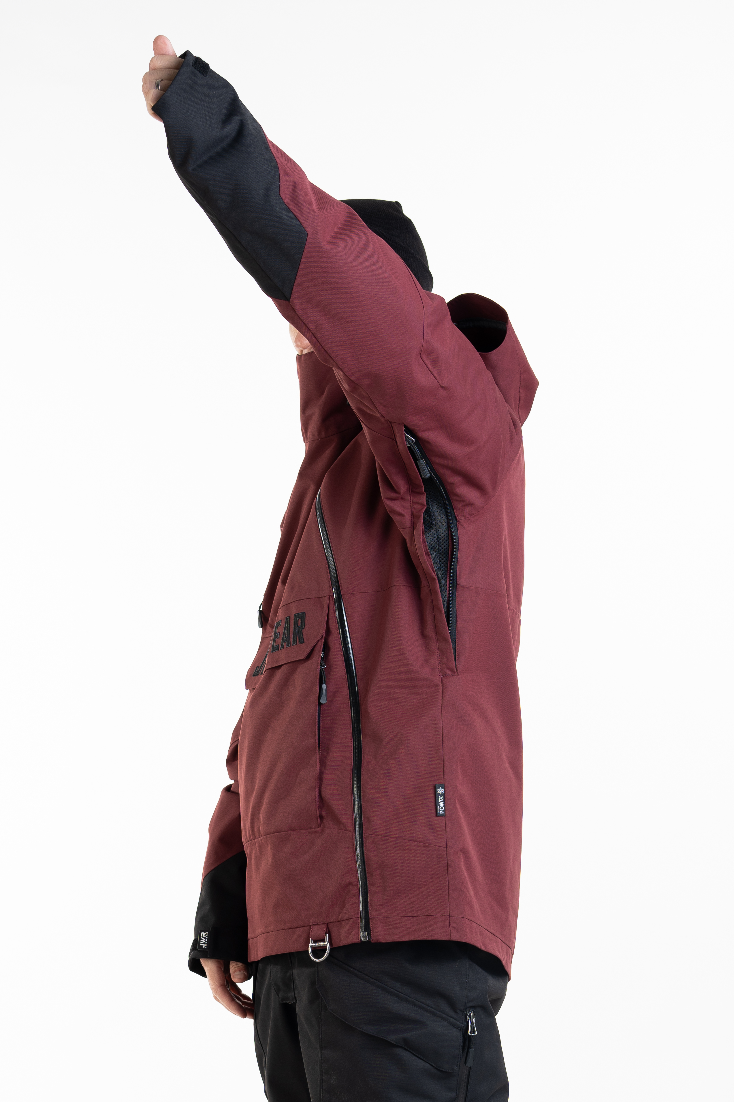 Jethwear Flight Anorak Jacket - Burgundy - 40g - 12