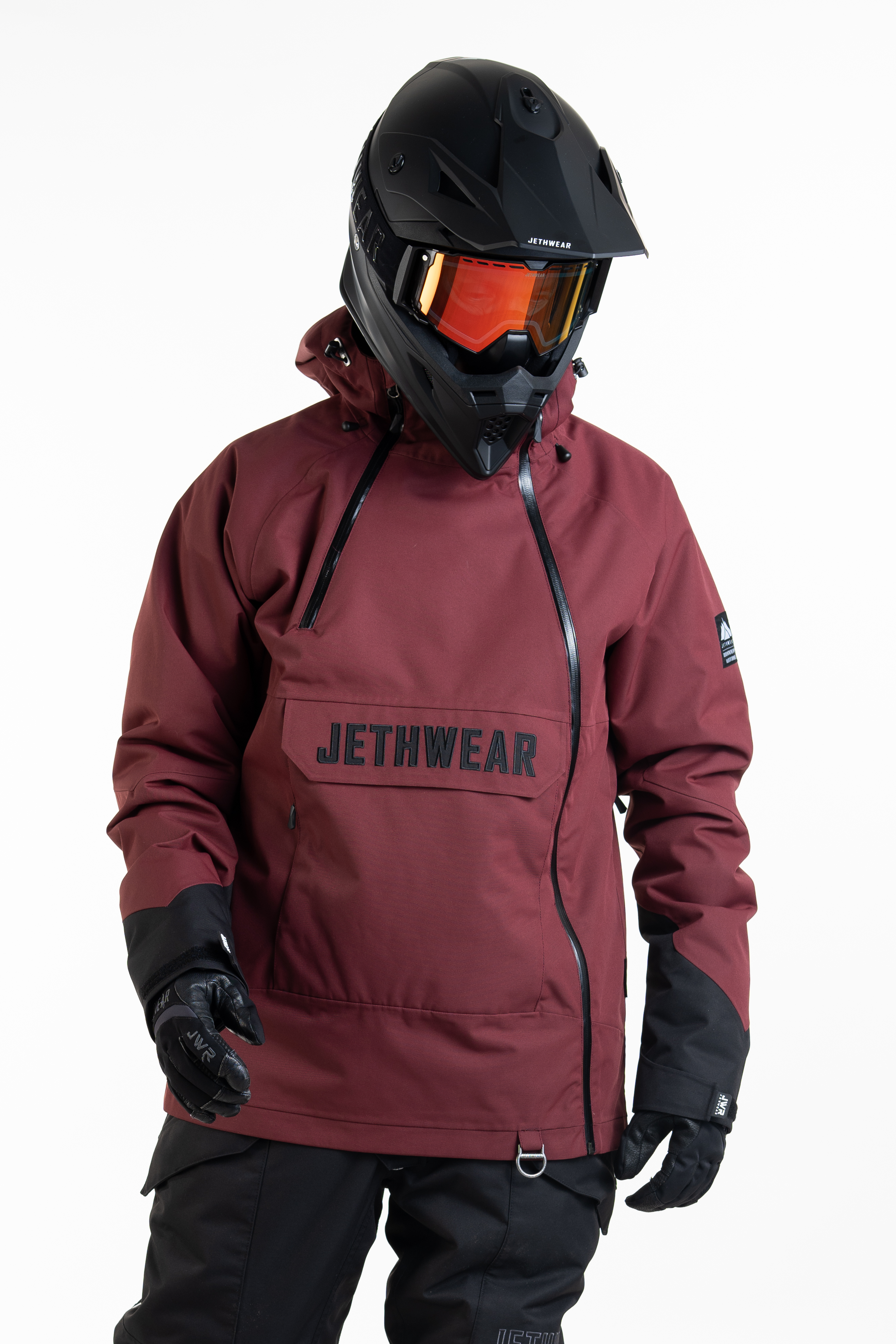Jethwear Flight Anorak Jacket - Burgundy - 40g - 5