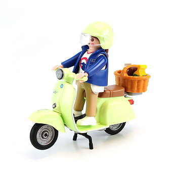 Playmobil, 1969 Vespa 150 Sprint Veloce - Ljusgrön 
