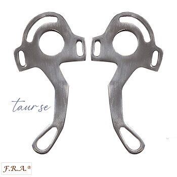 Hackamore shanks Sting Classic F.R.A.®, silver