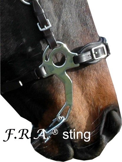 Hackamore shanks Sting Classic F.R.A.®, silver - 2
