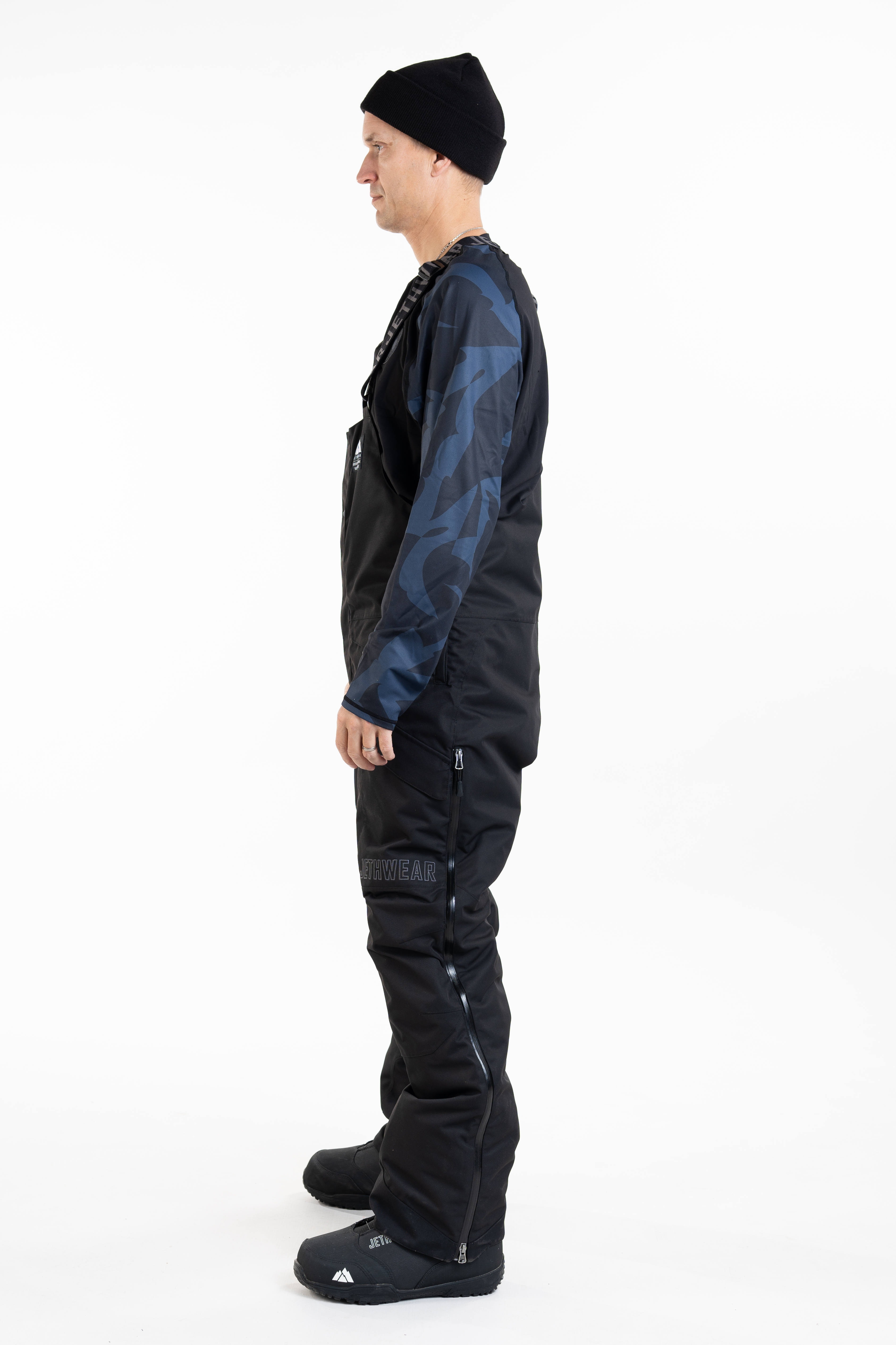 Jethwear M's Treeline Bib Pant- Black - Shell - 4