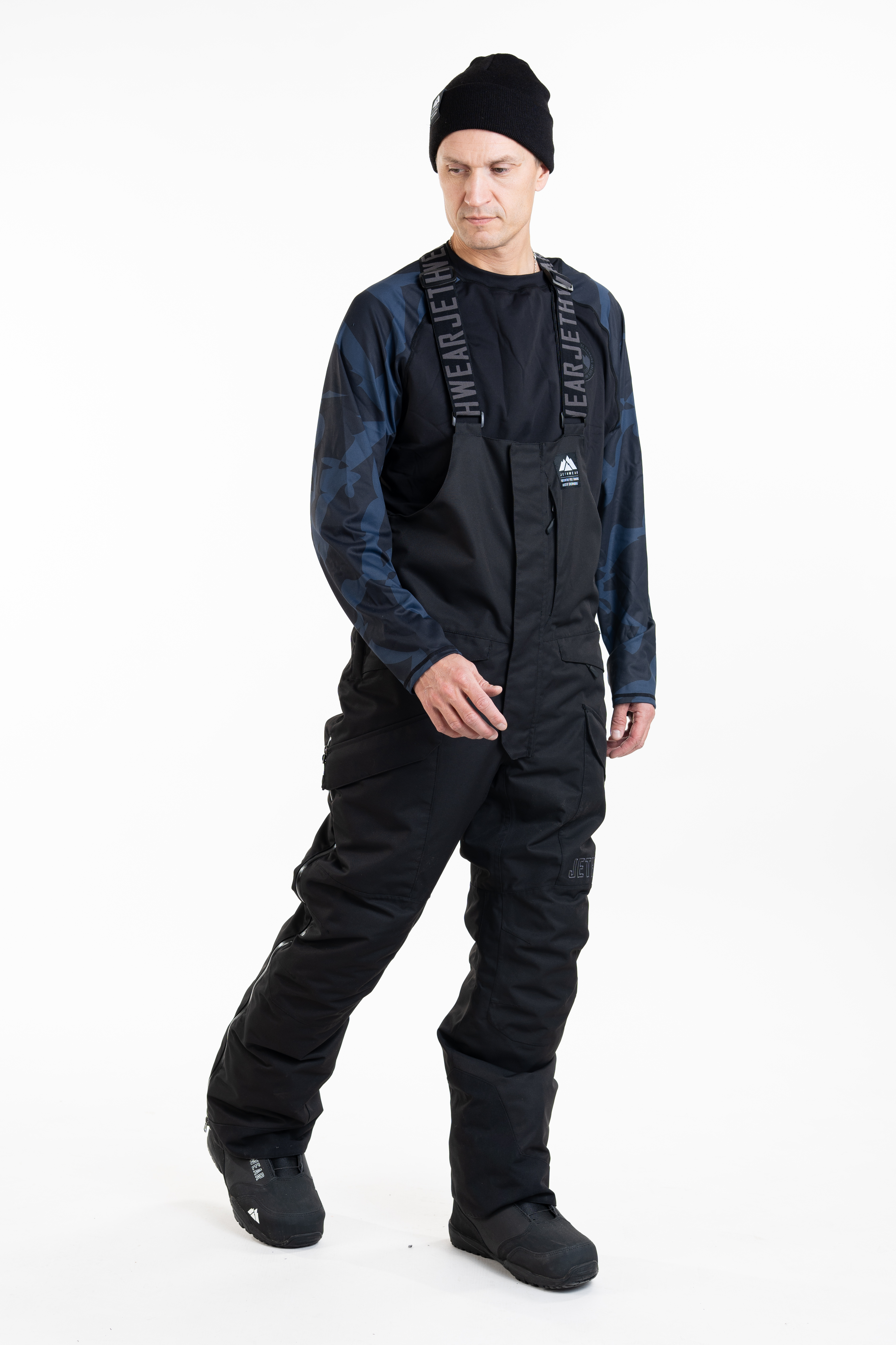 Jethwear M's Treeline Bib Pant- Black - Shell - 7