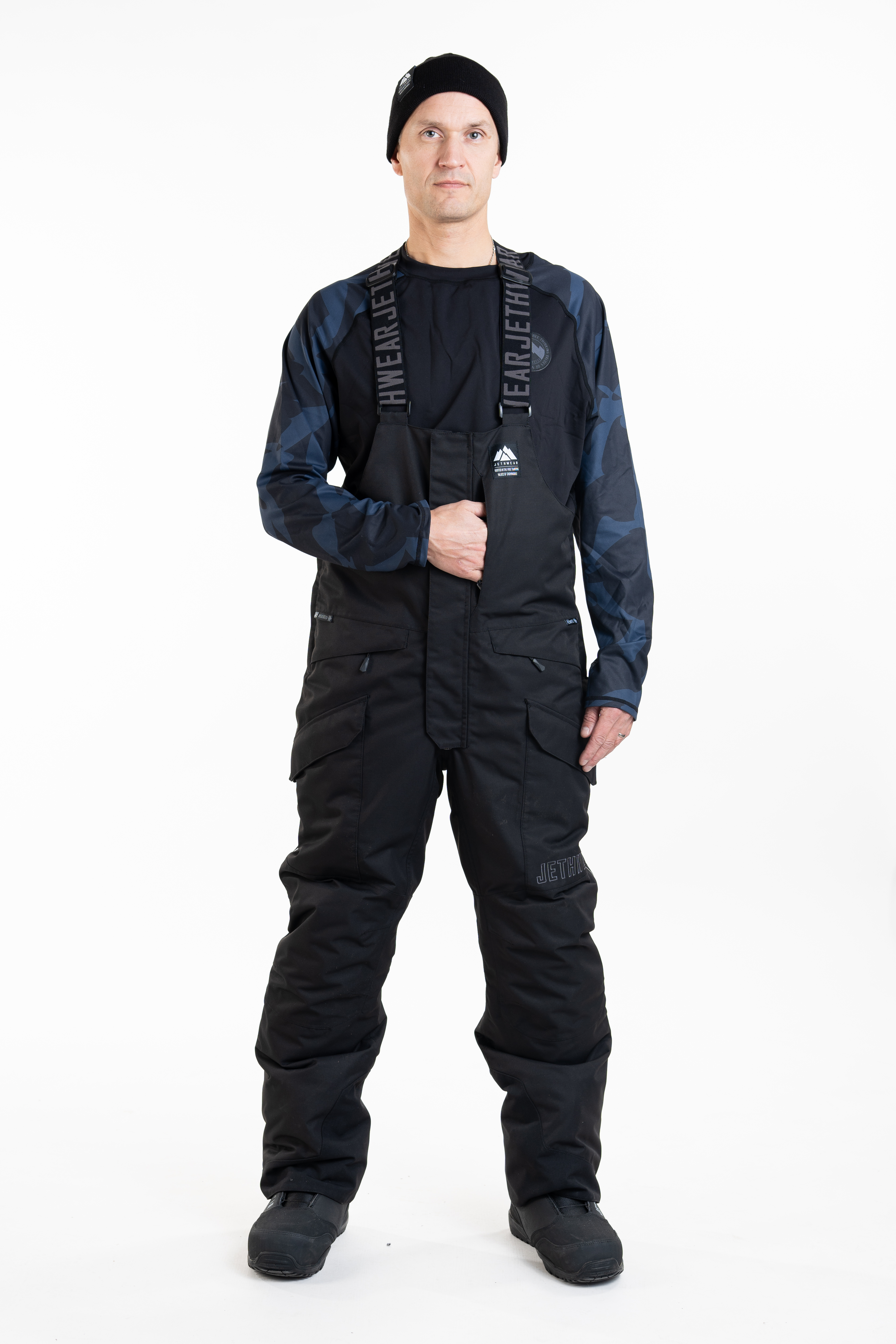 Jethwear M's Treeline Bib Pant- Black - S.A.F.E - 8