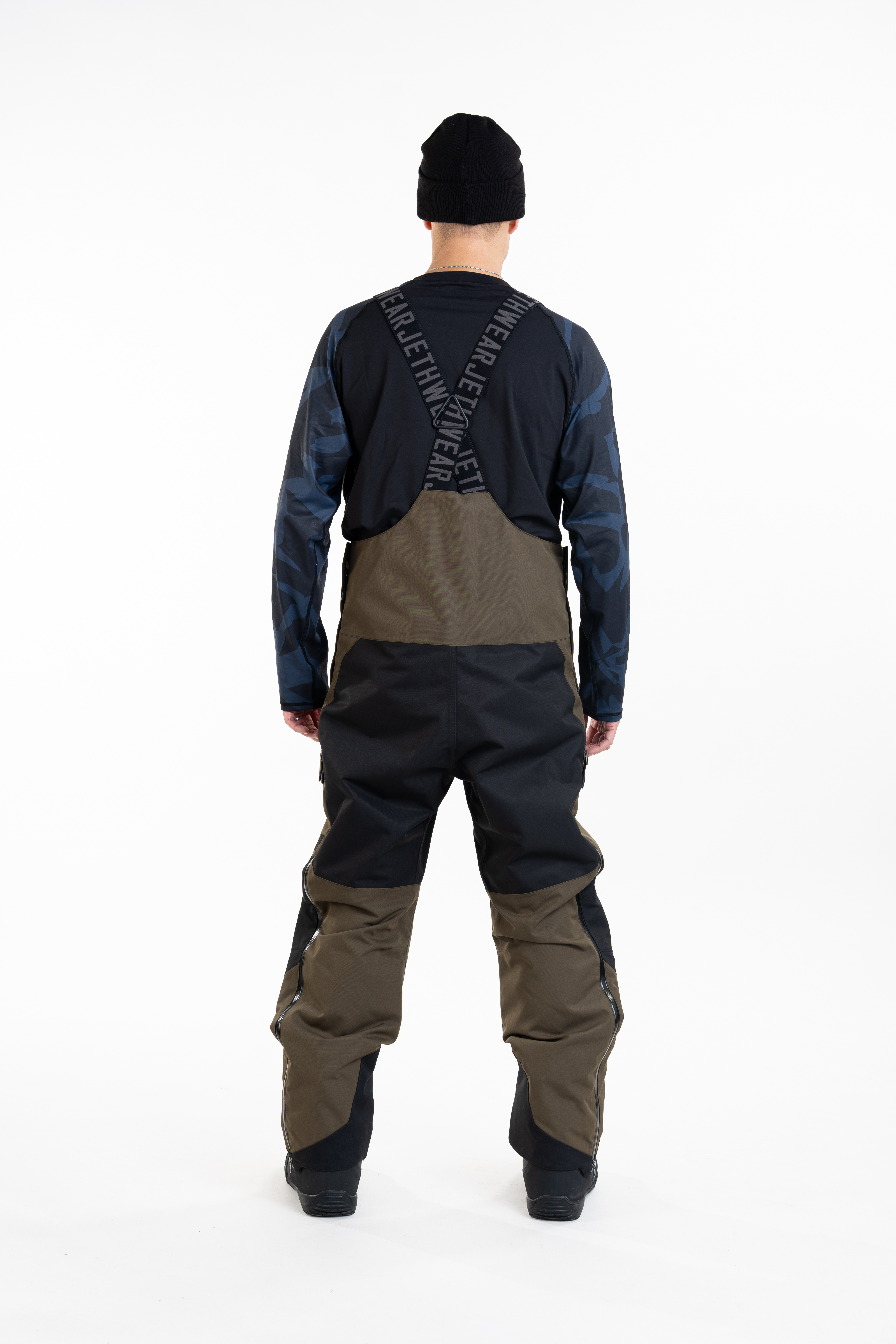 Jethwear M's Treeline Bib Pant- Olive - Shell  - 4