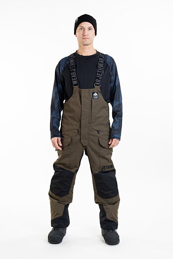 Jethwear M's Treeline Bib Pant- Olive - Shell 