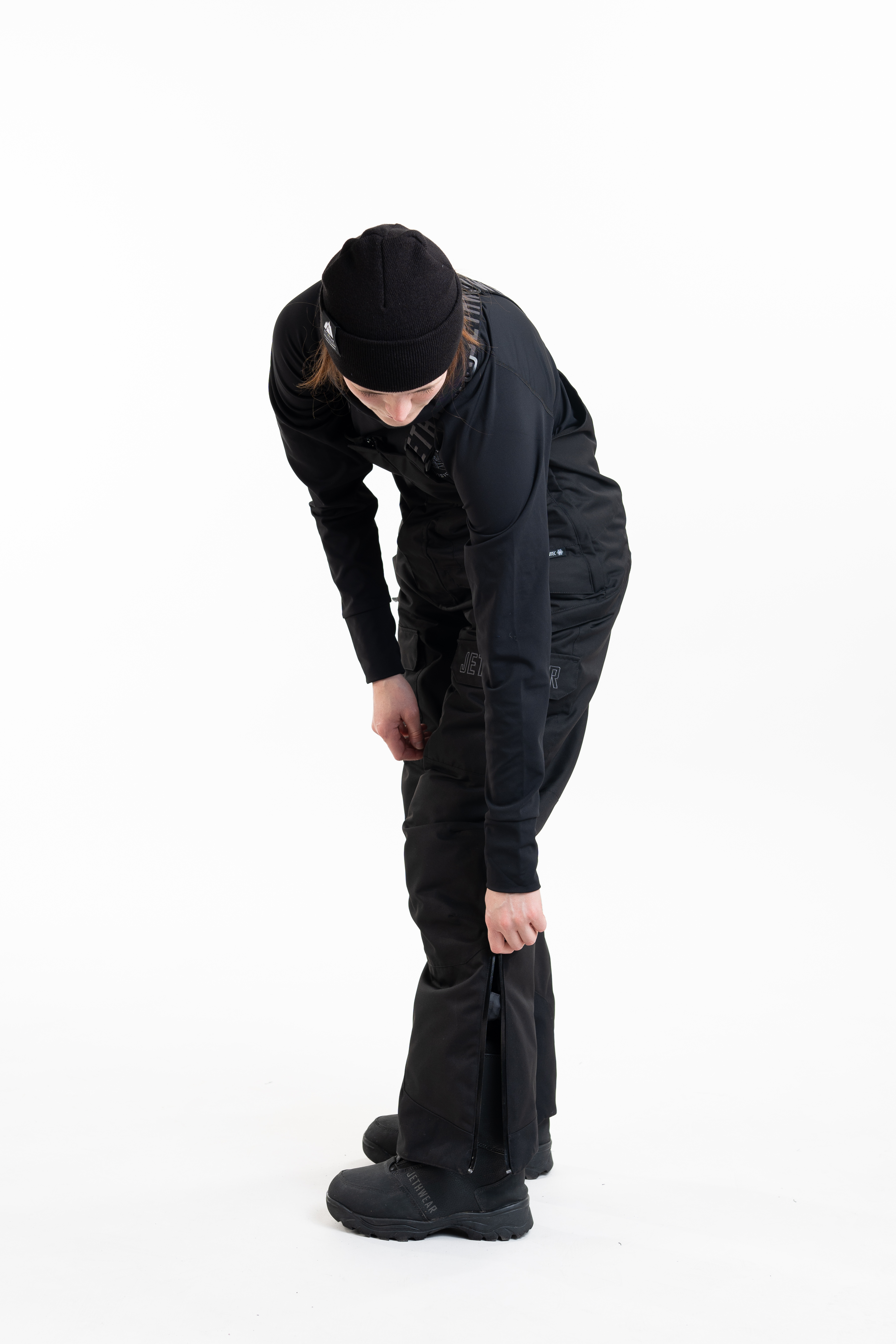 Jethwear W's Treeline Bib Pant - Black - 60g - 14