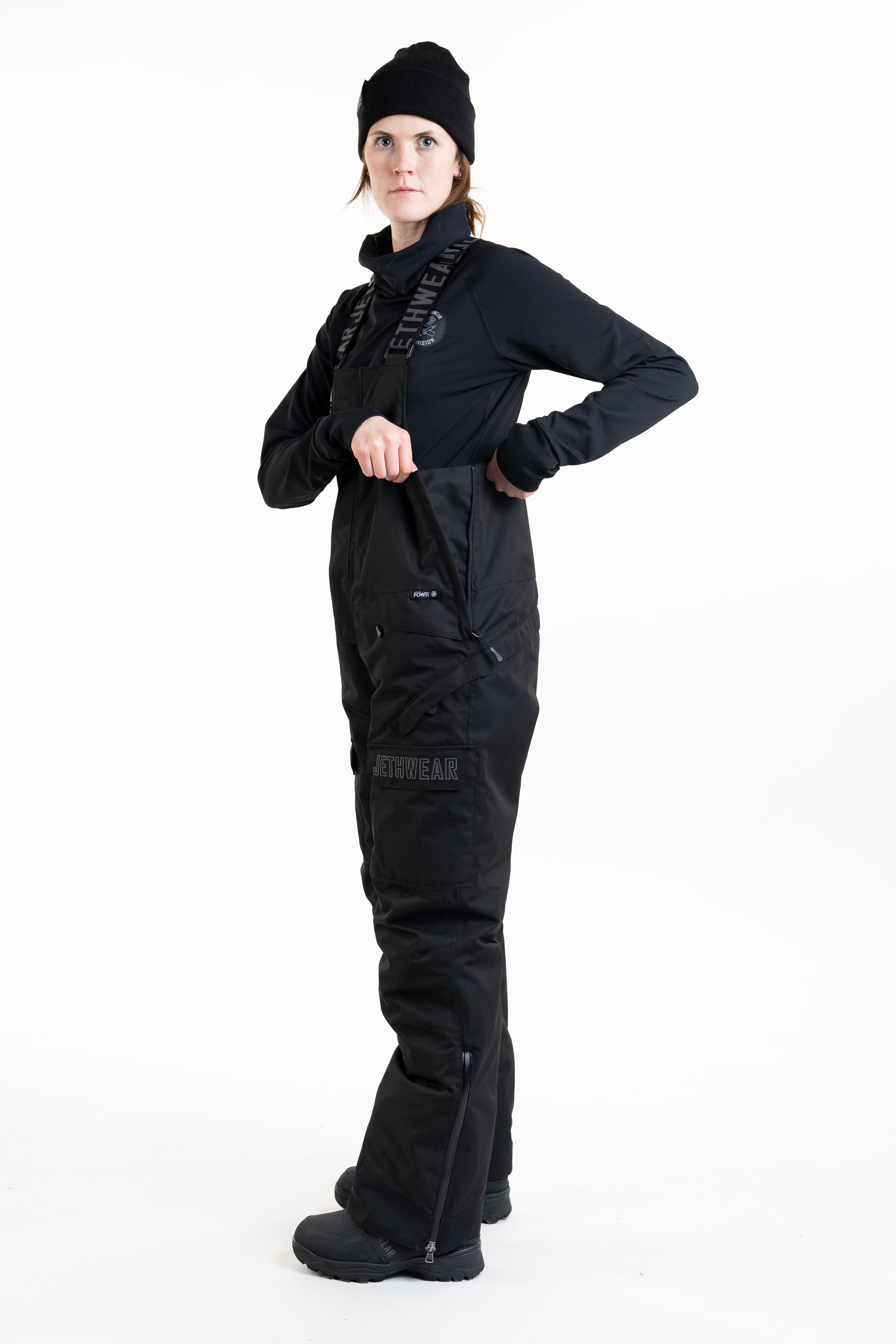 Jethwear W's Treeline Bib Pant - Black - 60g - 11