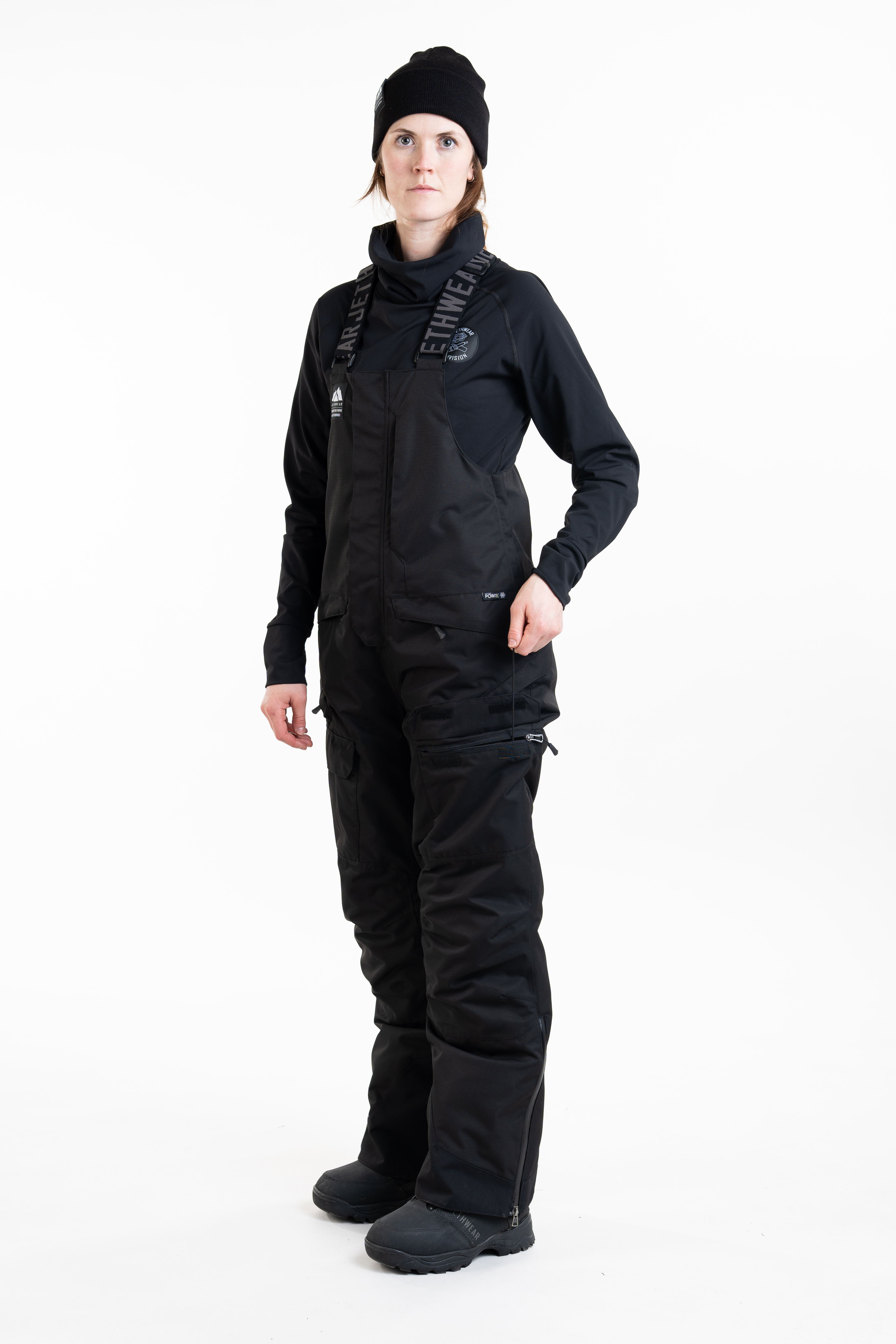 Jethwear W's Treeline Bib Pant - Black - 60g - 13