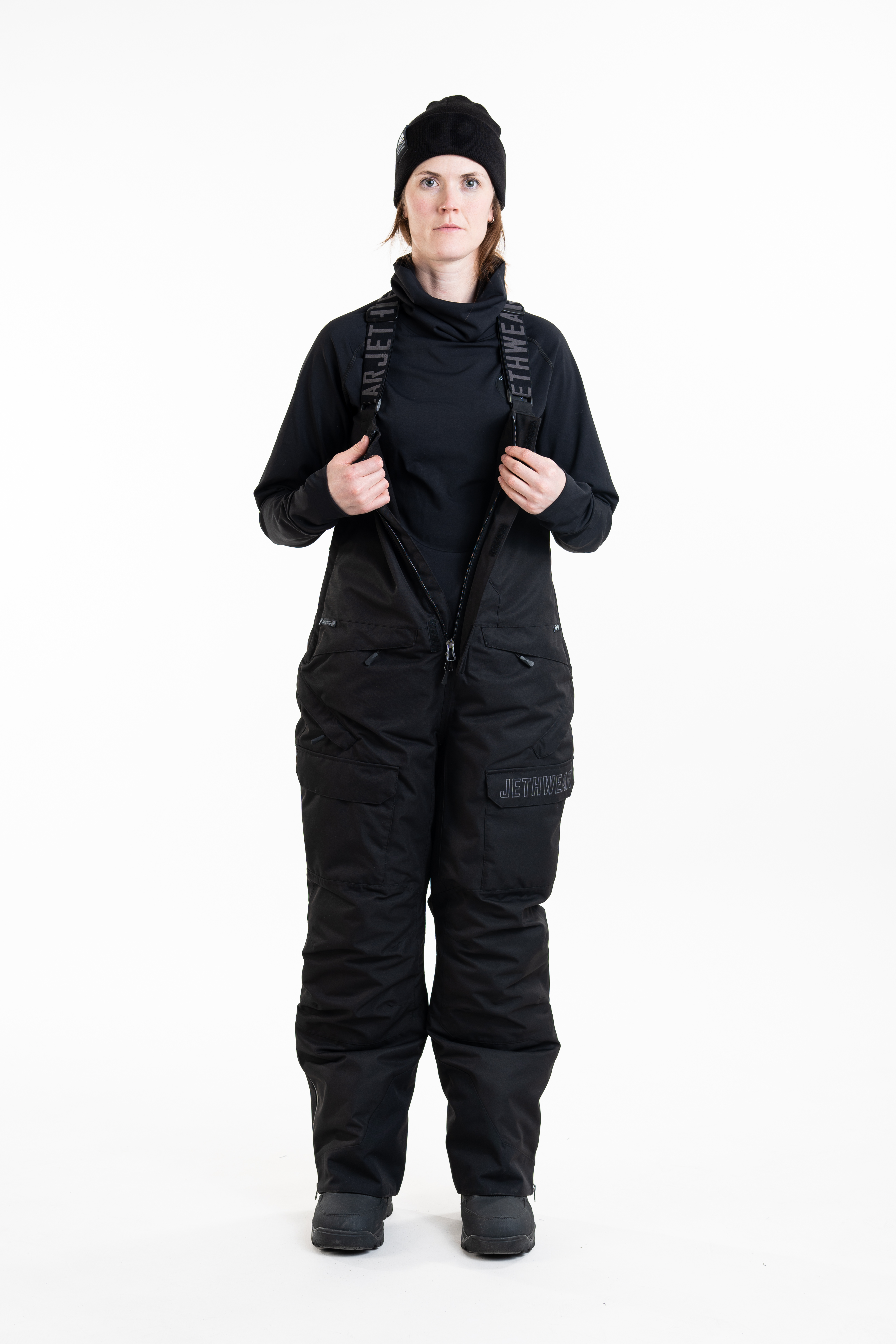 Jethwear W's Treeline Bib Pant - Black - S.A.F.E - 9