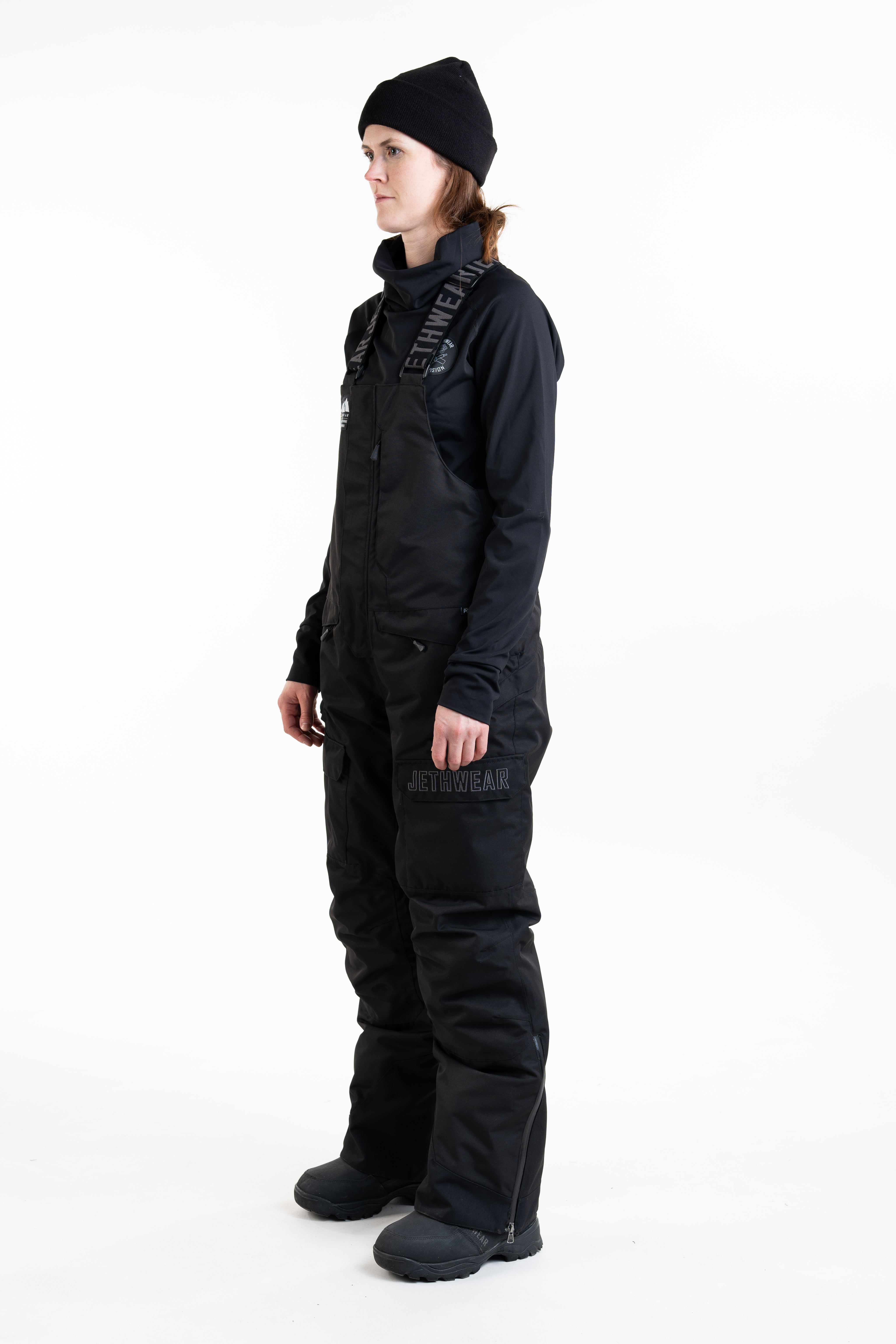 Jethwear W's Treeline Bib Pant - Black - S.A.F.E - 2