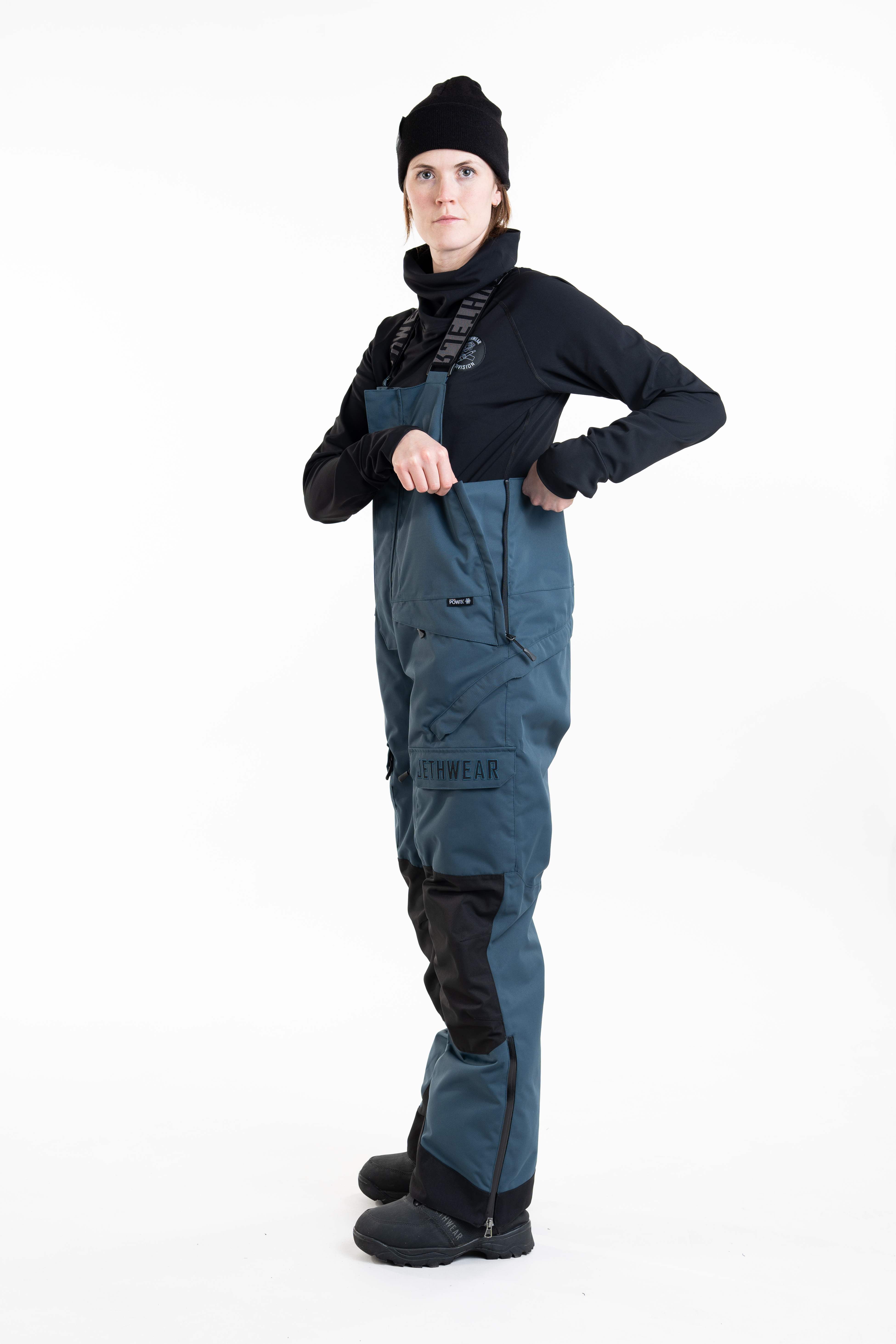 Jethwear W's Treeline Bib Pant - Deep Sea - 60g - 12
