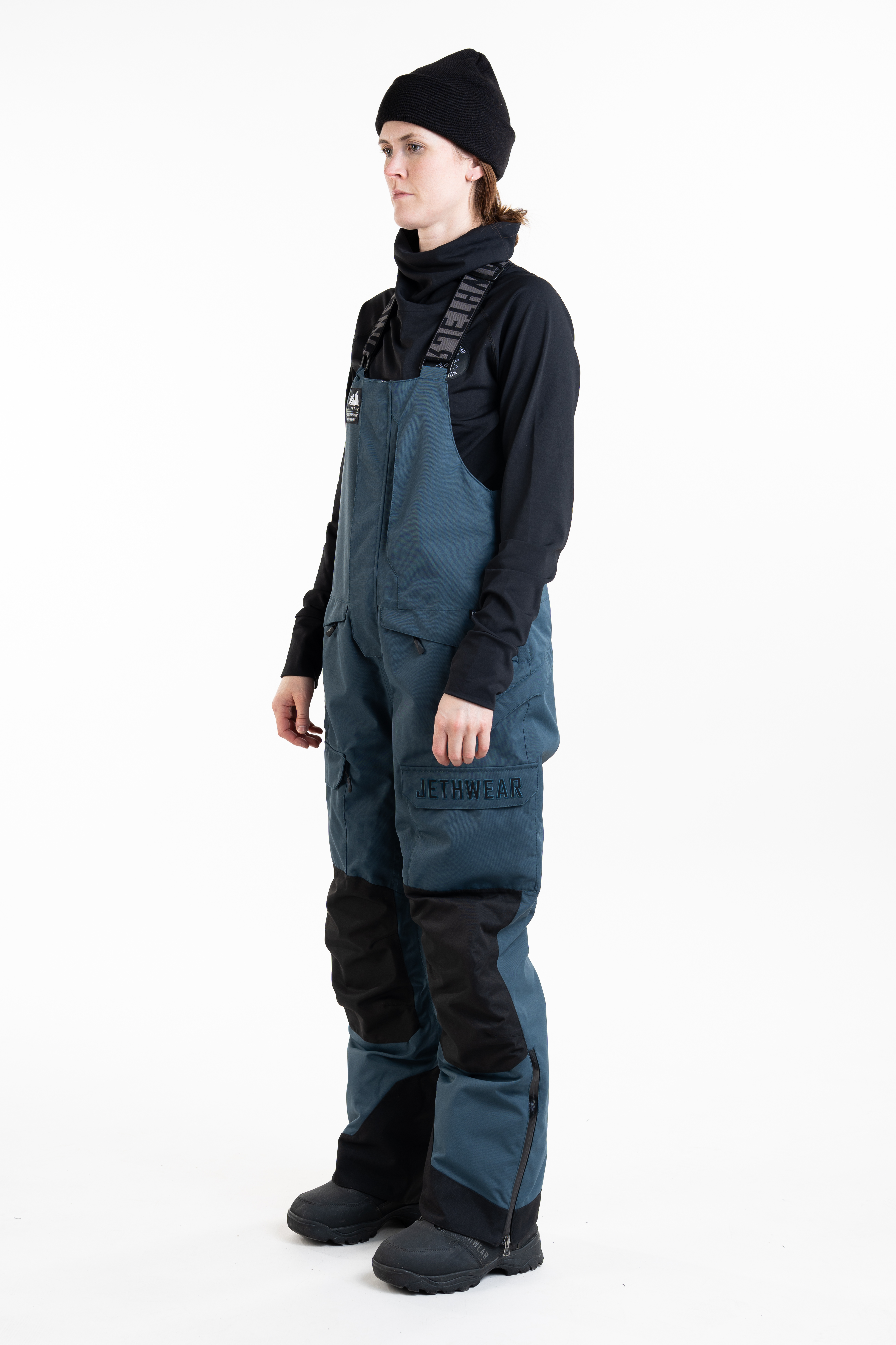 Jethwear W's Treeline Bib Pant - Deep Sea - 60g - 2