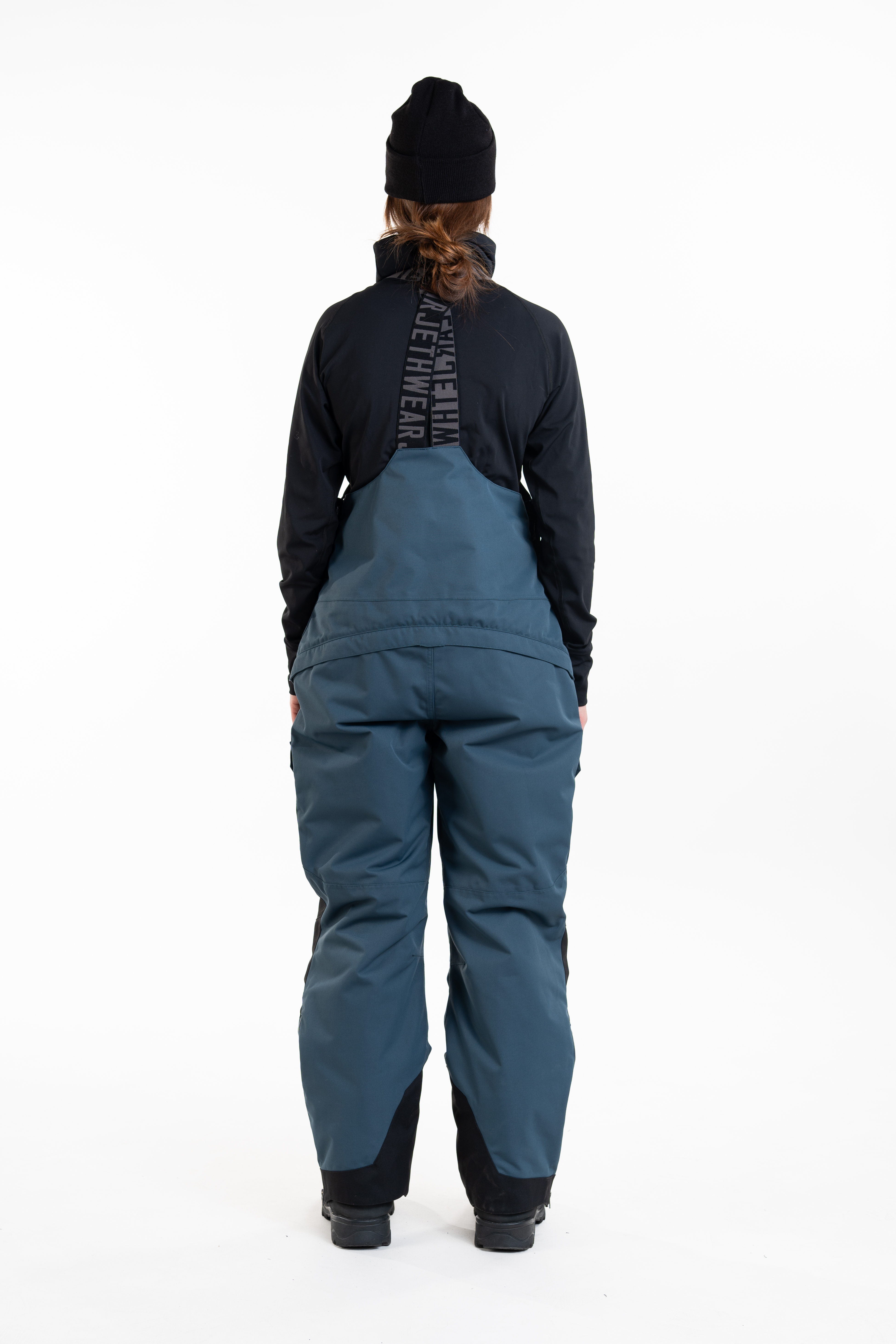 Jethwear W's Treeline Bib Pant - Deep Sea - 60g - 4