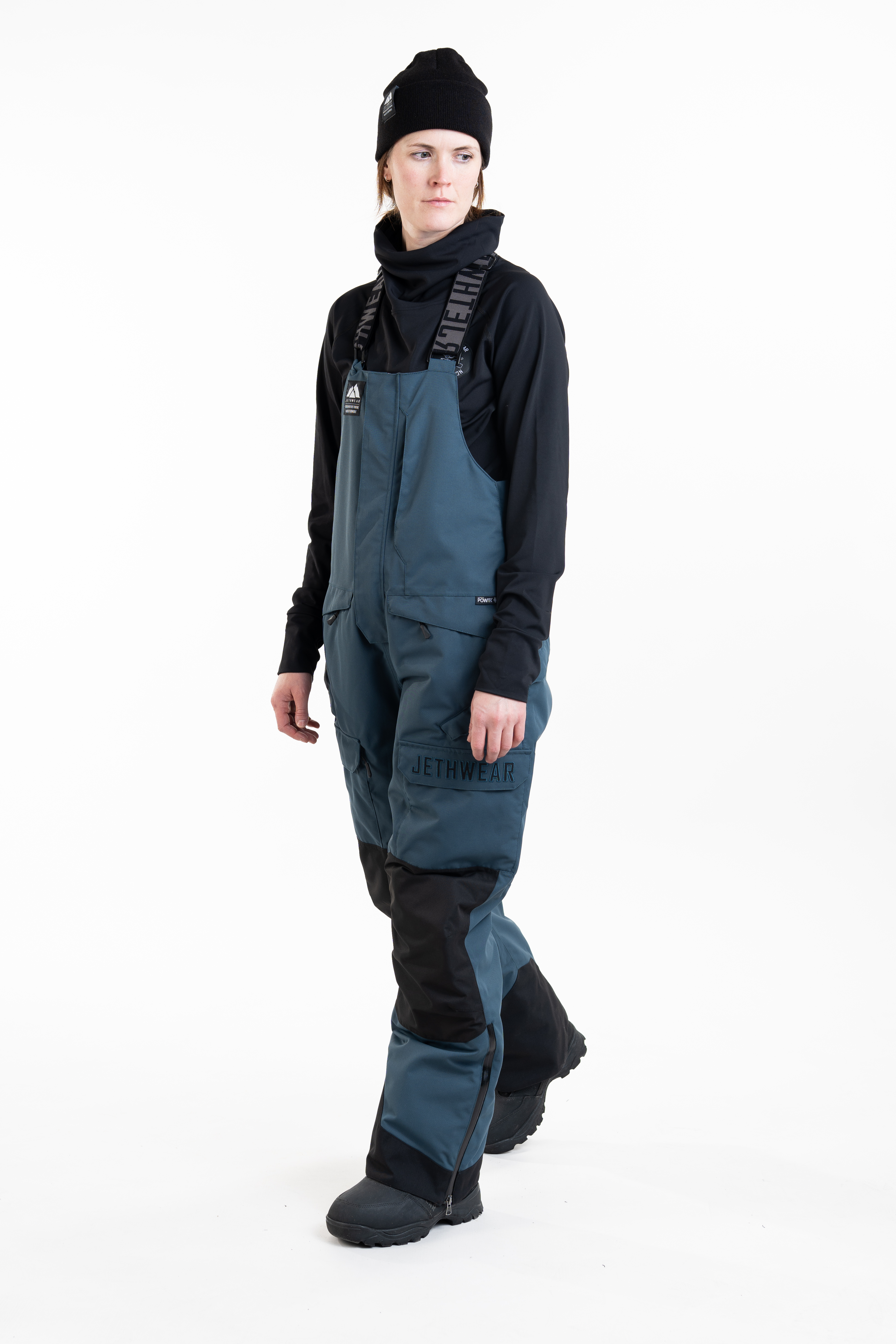 Jethwear W's Treeline Bib Pant - Deep Sea - 60g - 7