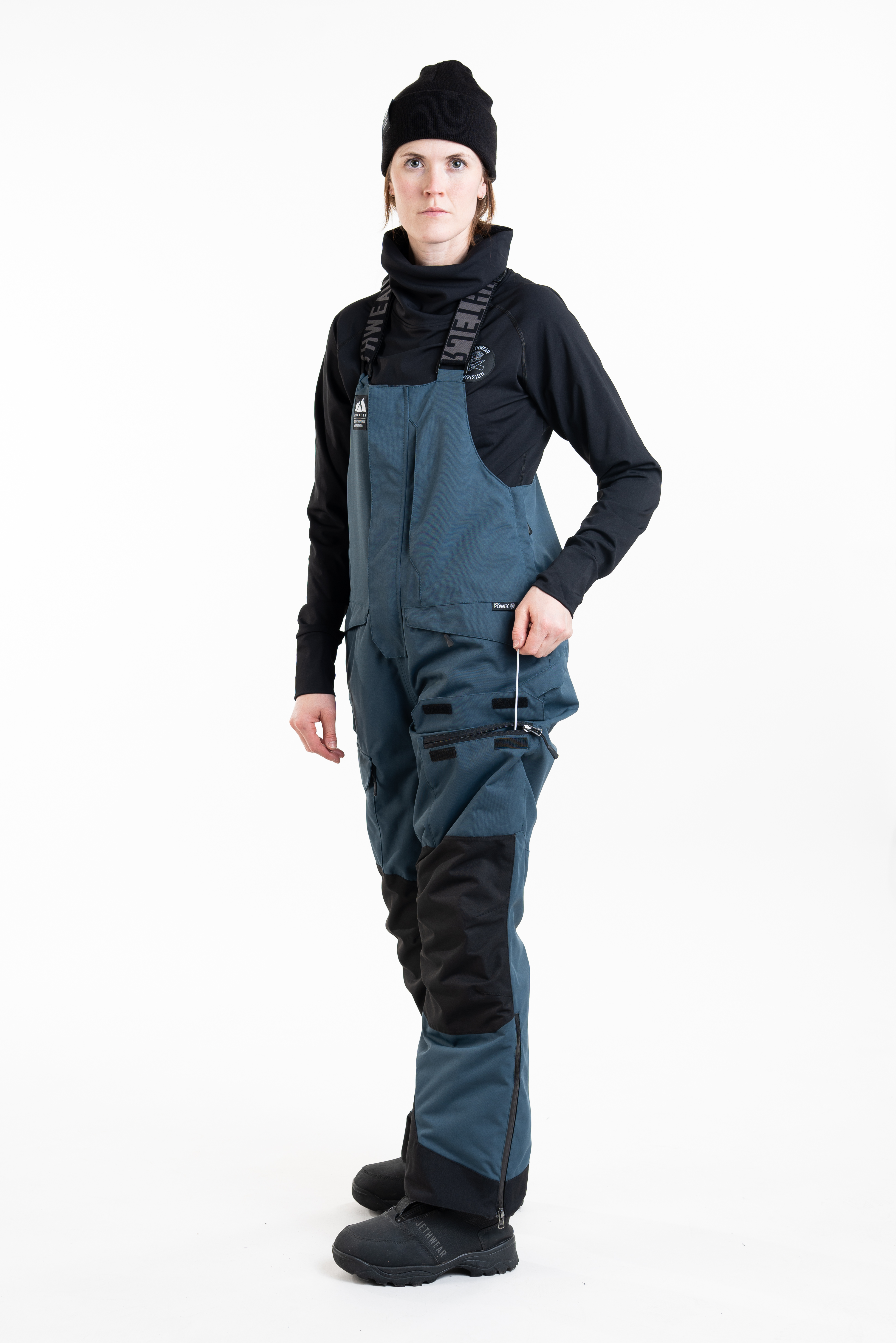 Jethwear W's Treeline Bib Pant - Deep Sea - 60g - 13