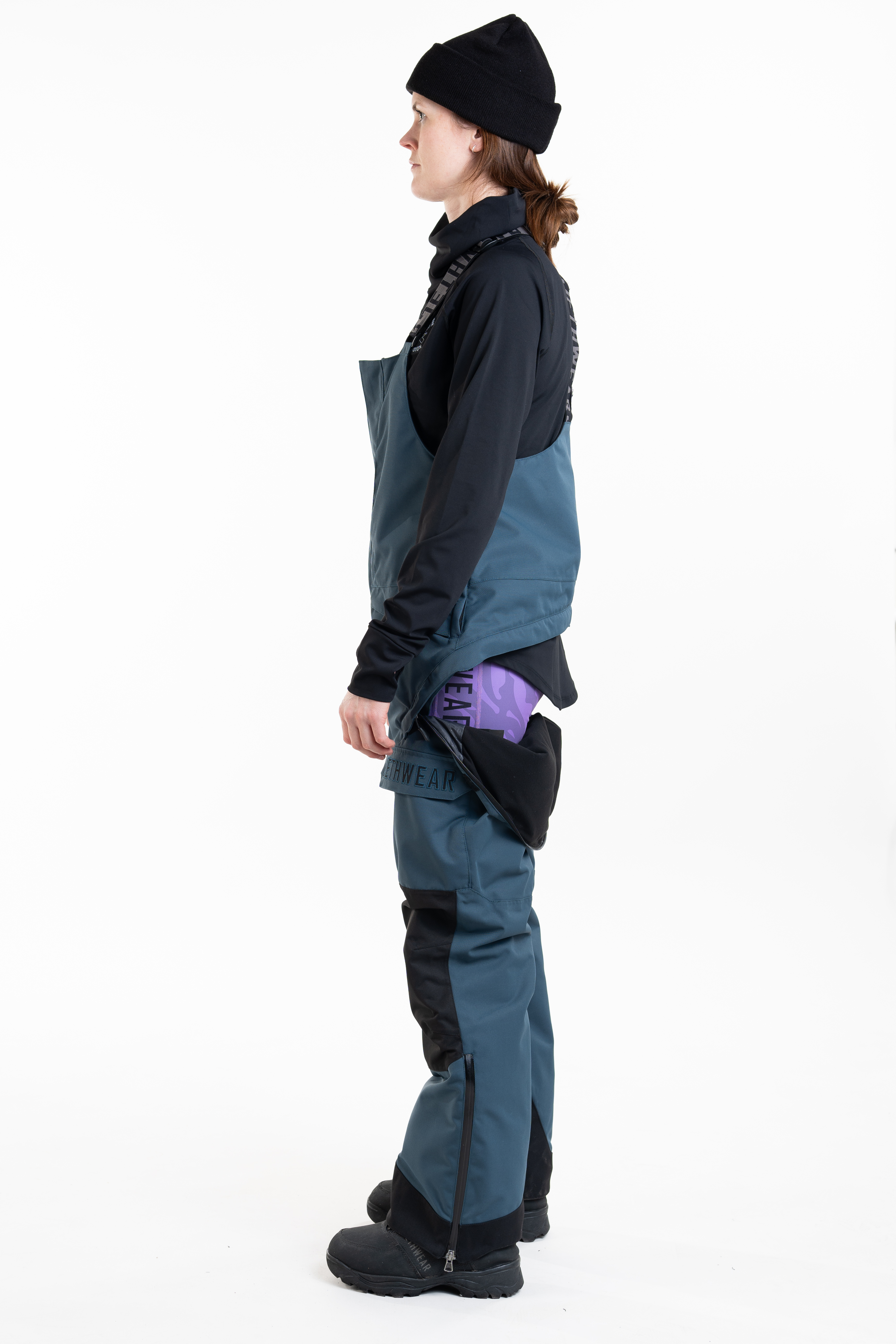Jethwear W's Treeline Bib Pant - Deep Sea - 60g - 15