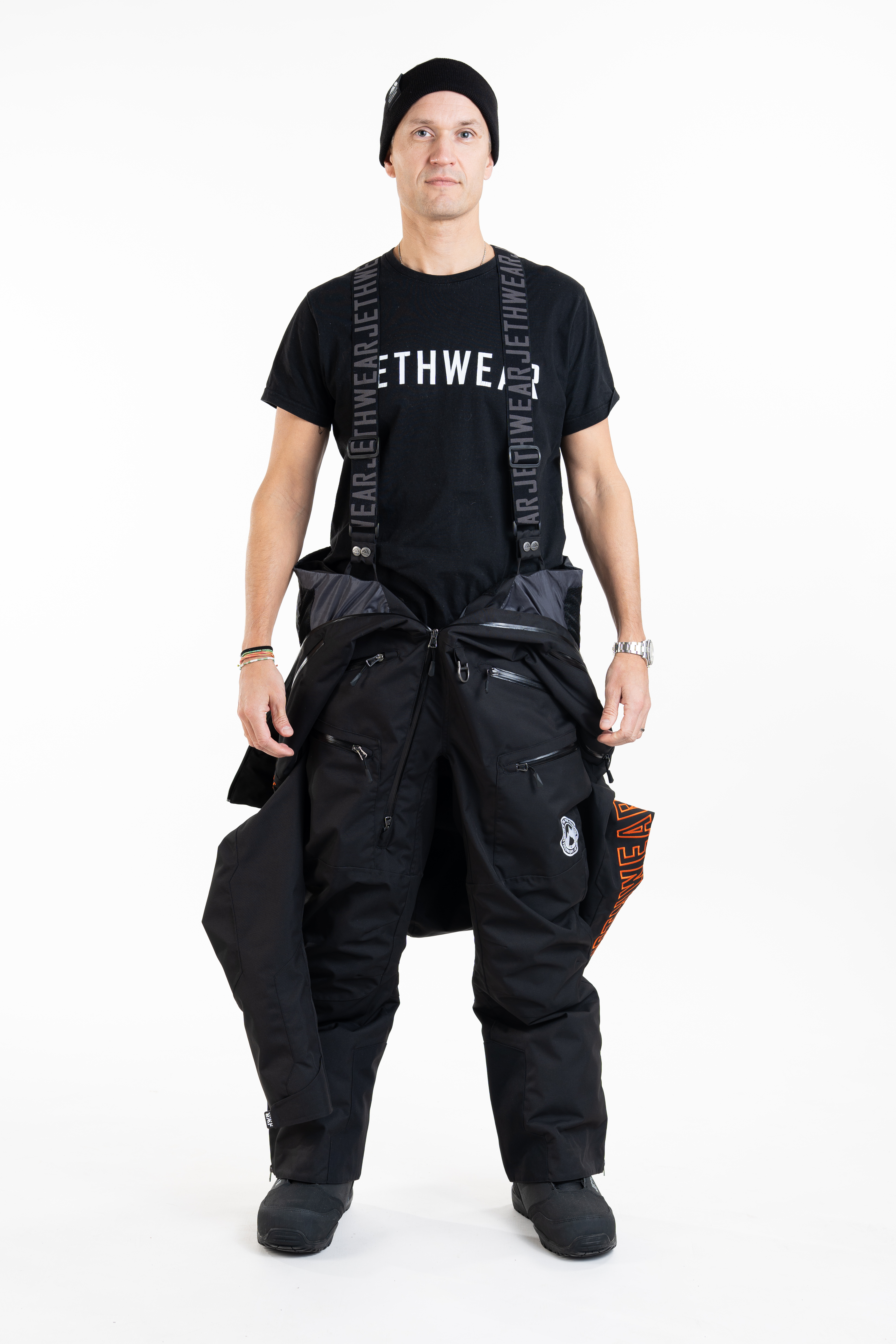 Jethwear M's The One V2 - Black / Orange - Shell - 14